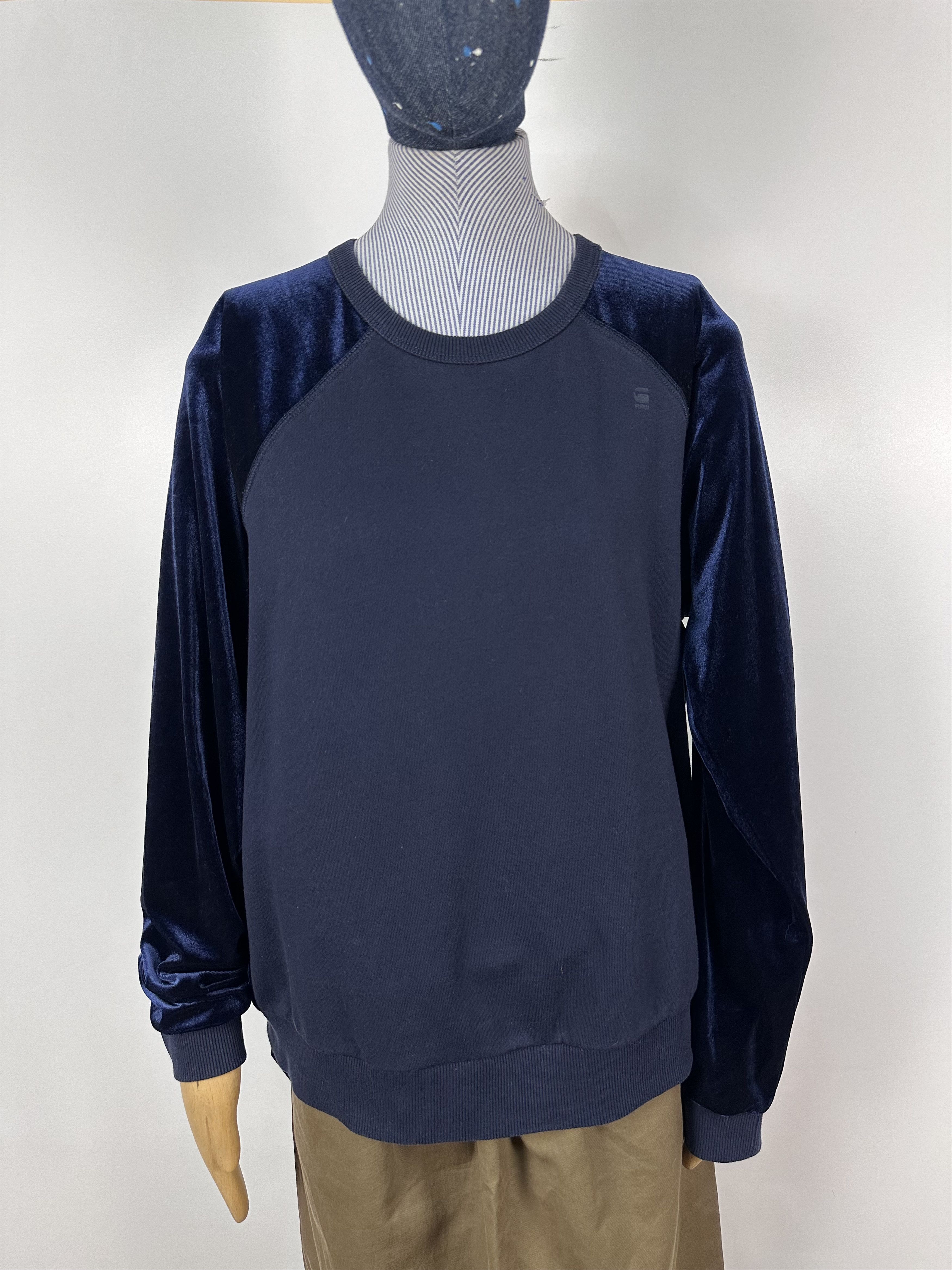 G-Star G-STAR RAW Sweatshirt Crewneck Jumper Blue Womens Size XL Size XL / US 12-14 / IT 48-50 - 2 Thumbnail