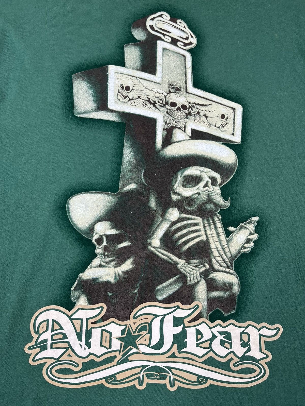 No Fear No Fear Vintage Oversized Rap T Shirt Size US XXL / EU 58 / 5 - 5 Thumbnail