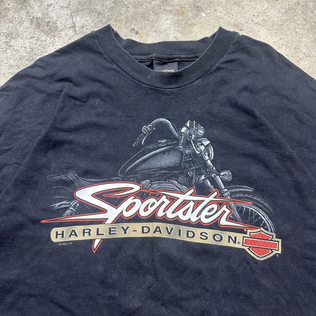 Harley Davidson Vintage 1998 Black Harley Davidson Motorcycle Biker Shirt Size US XXL / EU 58 / 5 - 2 Thumbnail