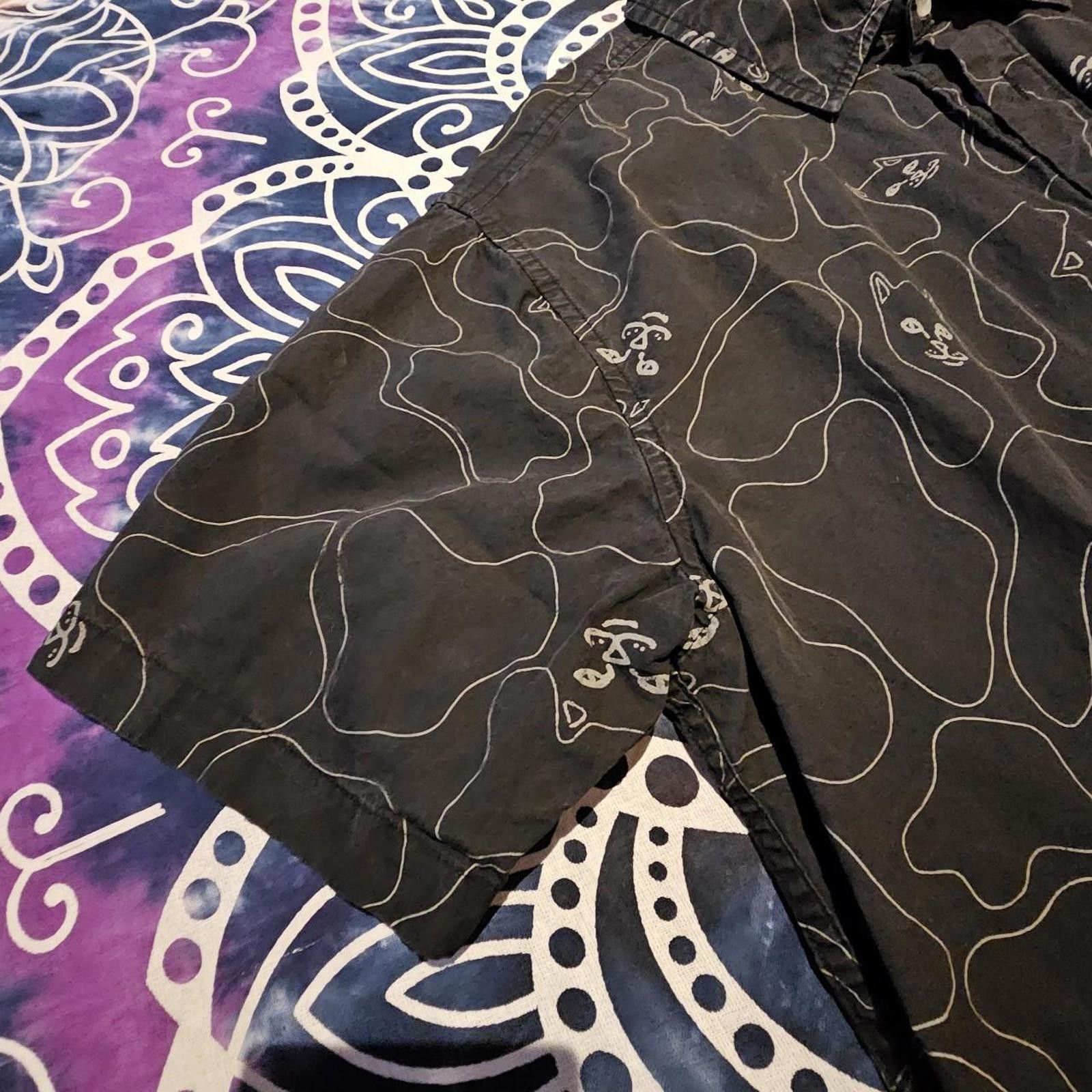 RIPNDIP RIPNDIP Men's Black and White Button Down Shirt Size US M / EU 48-50 / 2 - 4 Thumbnail
