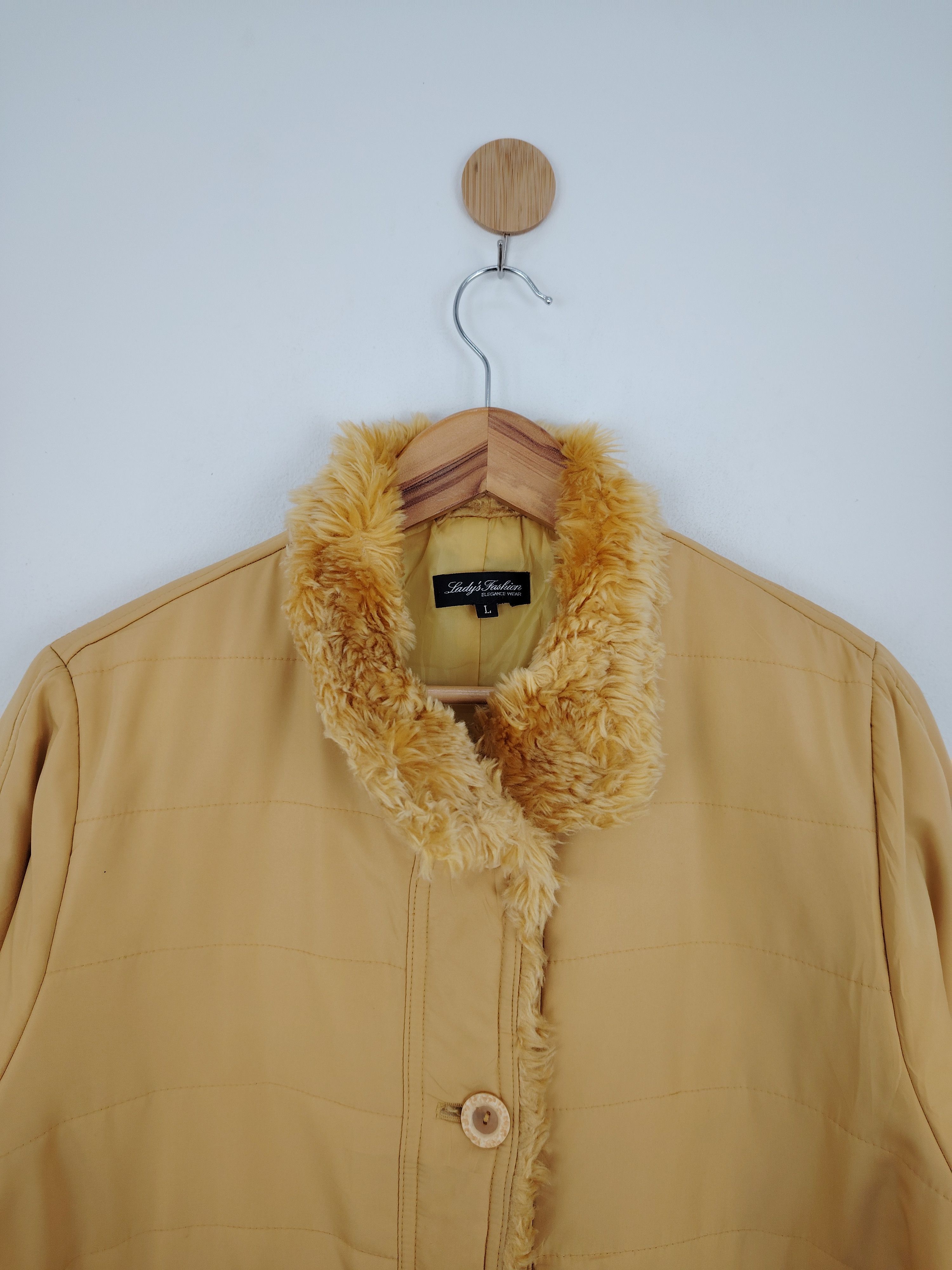 Japanese Brand × Vintage Vintage Japanese Brand Bomber Button Up Sherpa Jacket Size US L / EU 52-54 / 3 - 2 Thumbnail