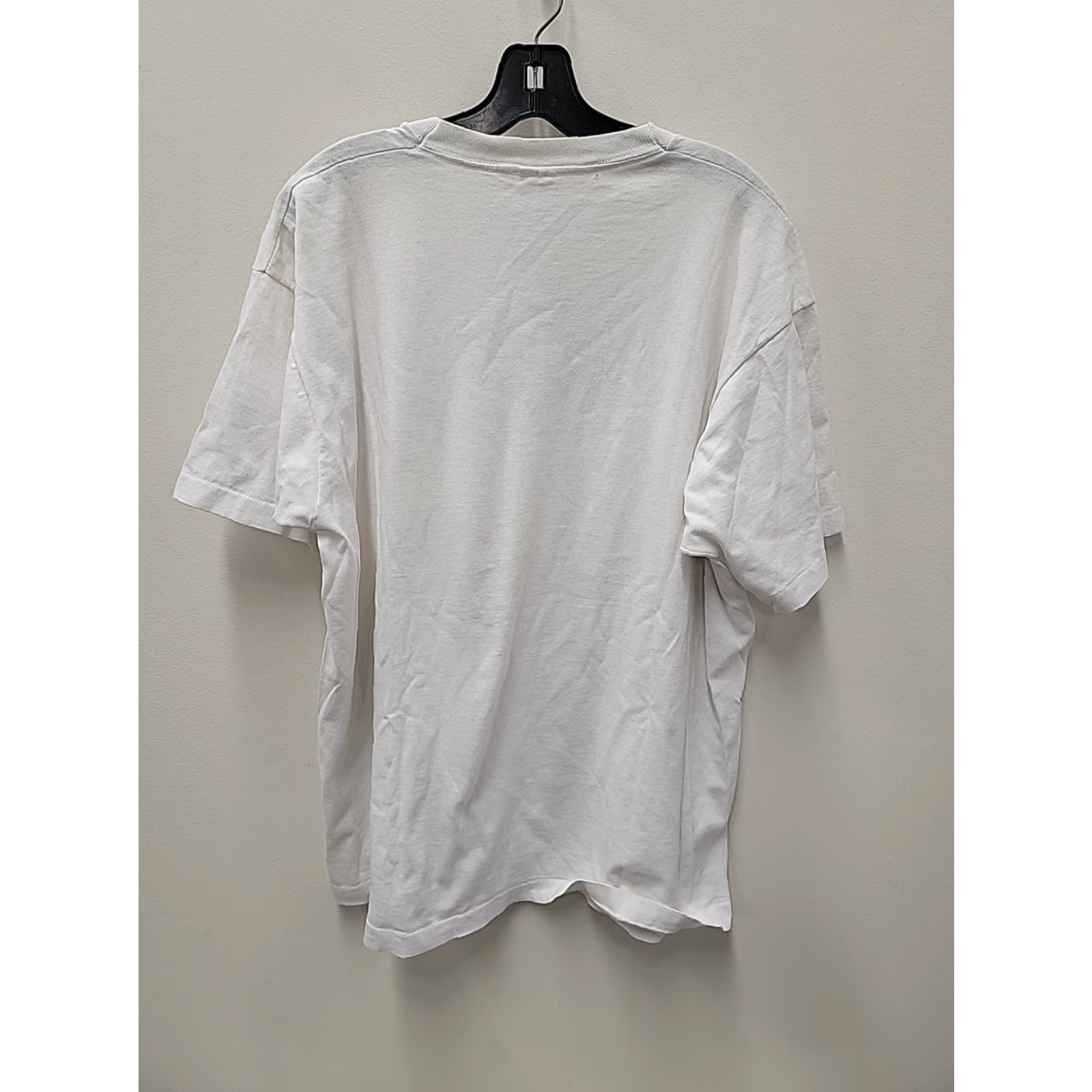 Fruit Of The Loom Vintage Fruit of the Loom T-Shirt Rock Vinyl Cd Music Metropolis Crew Neck Short Sleeve Men's XL White Music Theme Size US XL / EU 56 / 4 - 6 Thumbnail