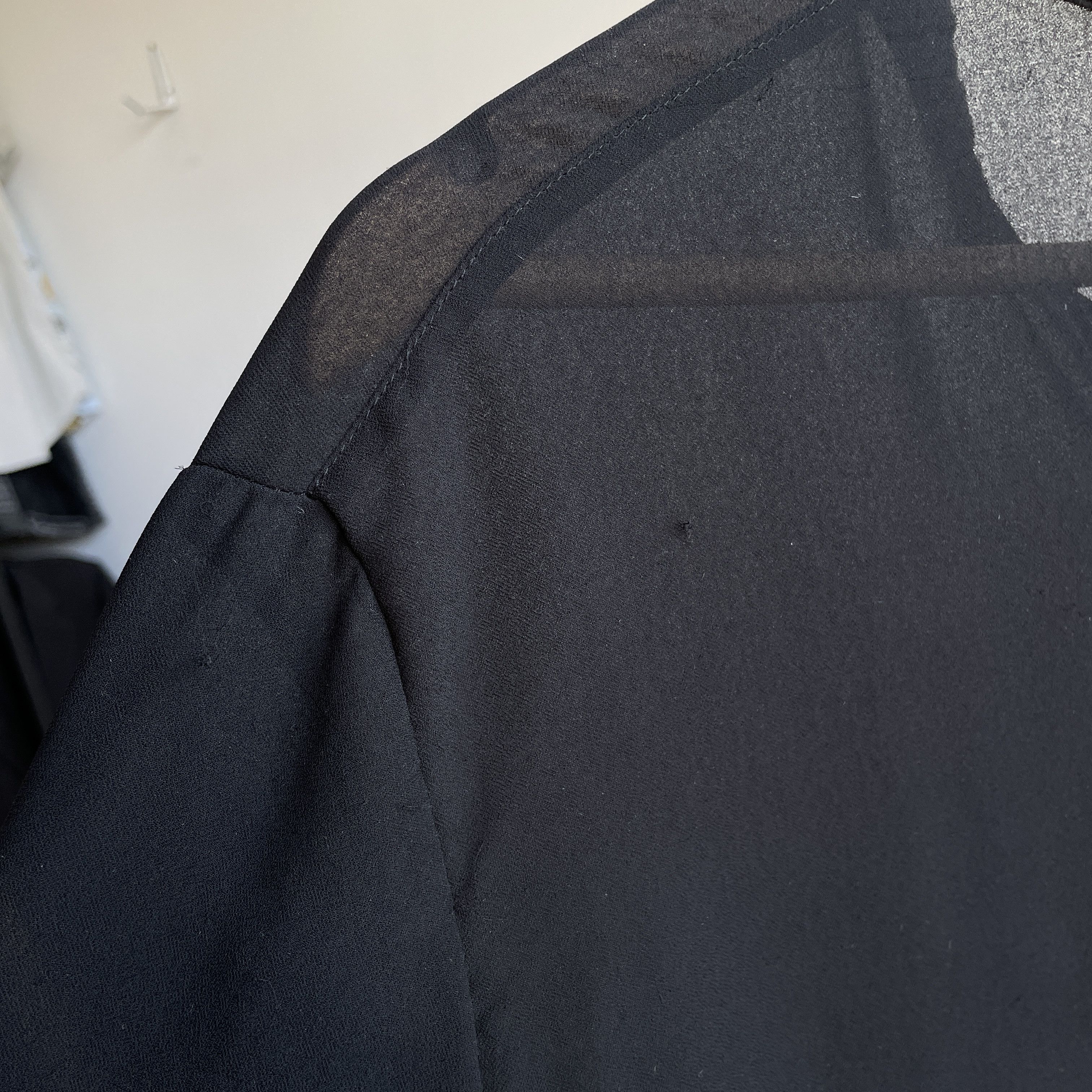 Acne Studios Acne Studios SS12 Womens With You Open Back Sheer Blouse Size XS / US 0-2 / IT 36-38 - 6 Thumbnail
