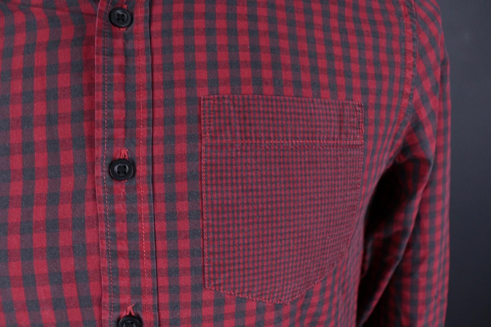 Desigual Desigual Regular Fit Red Check Button Down Shirt Size S Size US S / EU 44-46 / 1 - 5 Thumbnail
