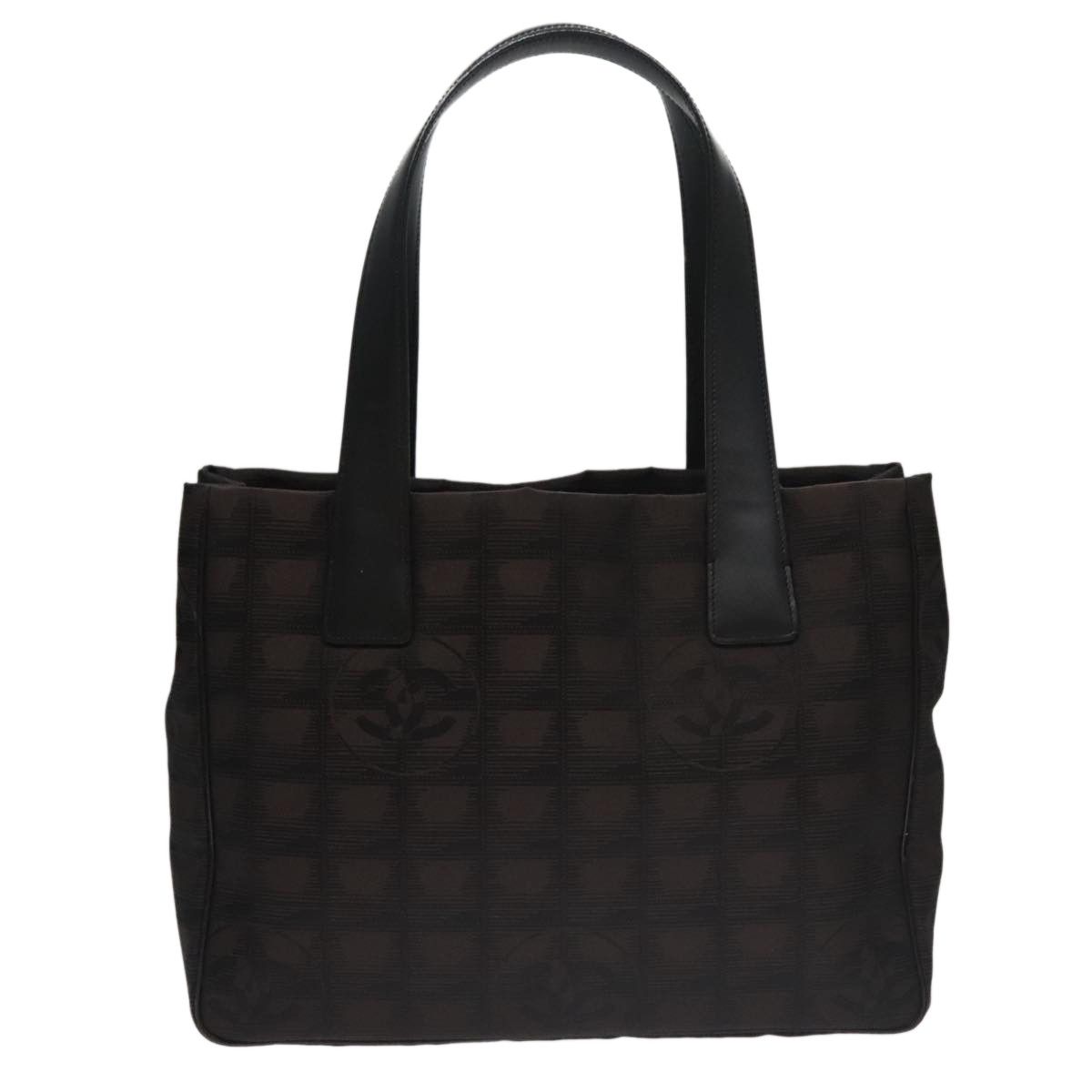 Chanel Travel Line Brown Synthetic Tote Bag (Pre-Owned) Size ONE SIZE - 1 Thumbnail