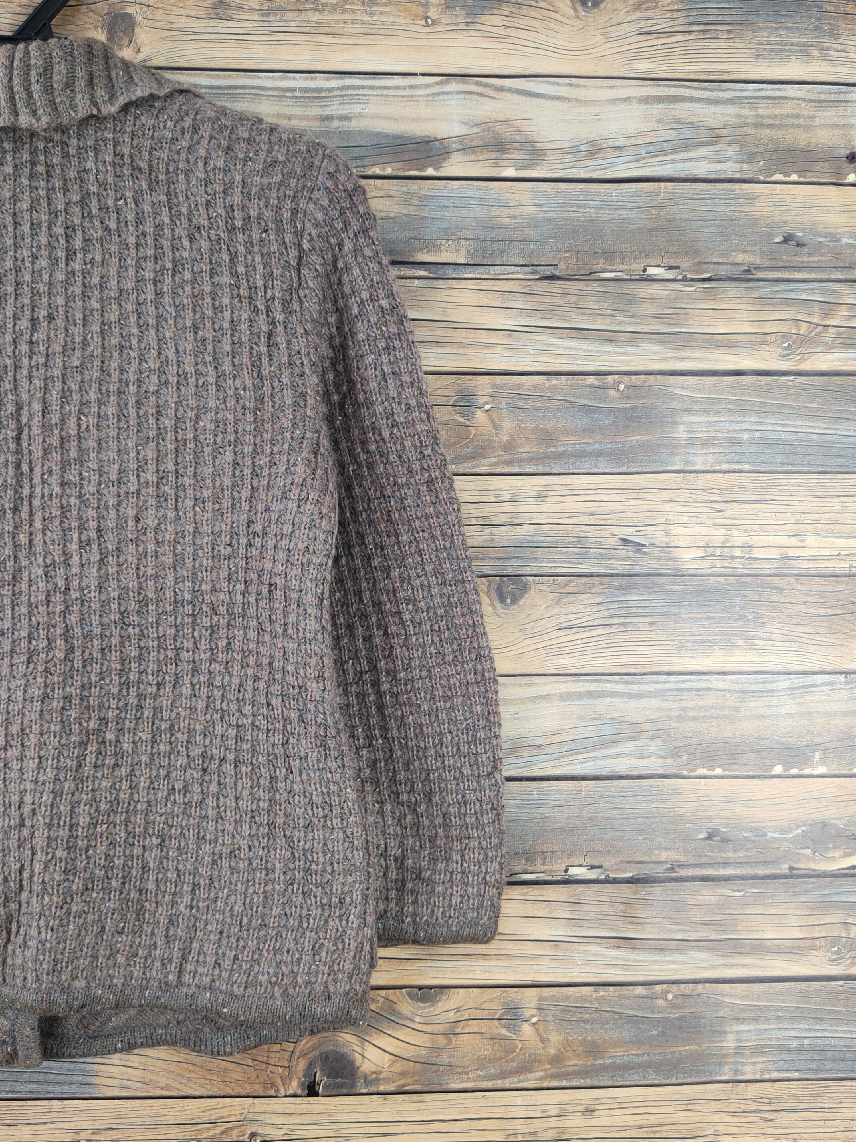 Vintage Cordier Brown Knitwear Cardigan #W1816 Size M / US 6-8 / IT 42-44 - 9 Thumbnail