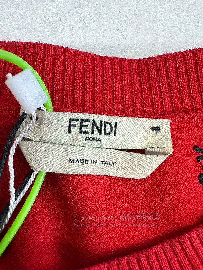 Fendi Fendi Fully printed embroidered knit top Size 4XL / US 24-26 - 3 Thumbnail
