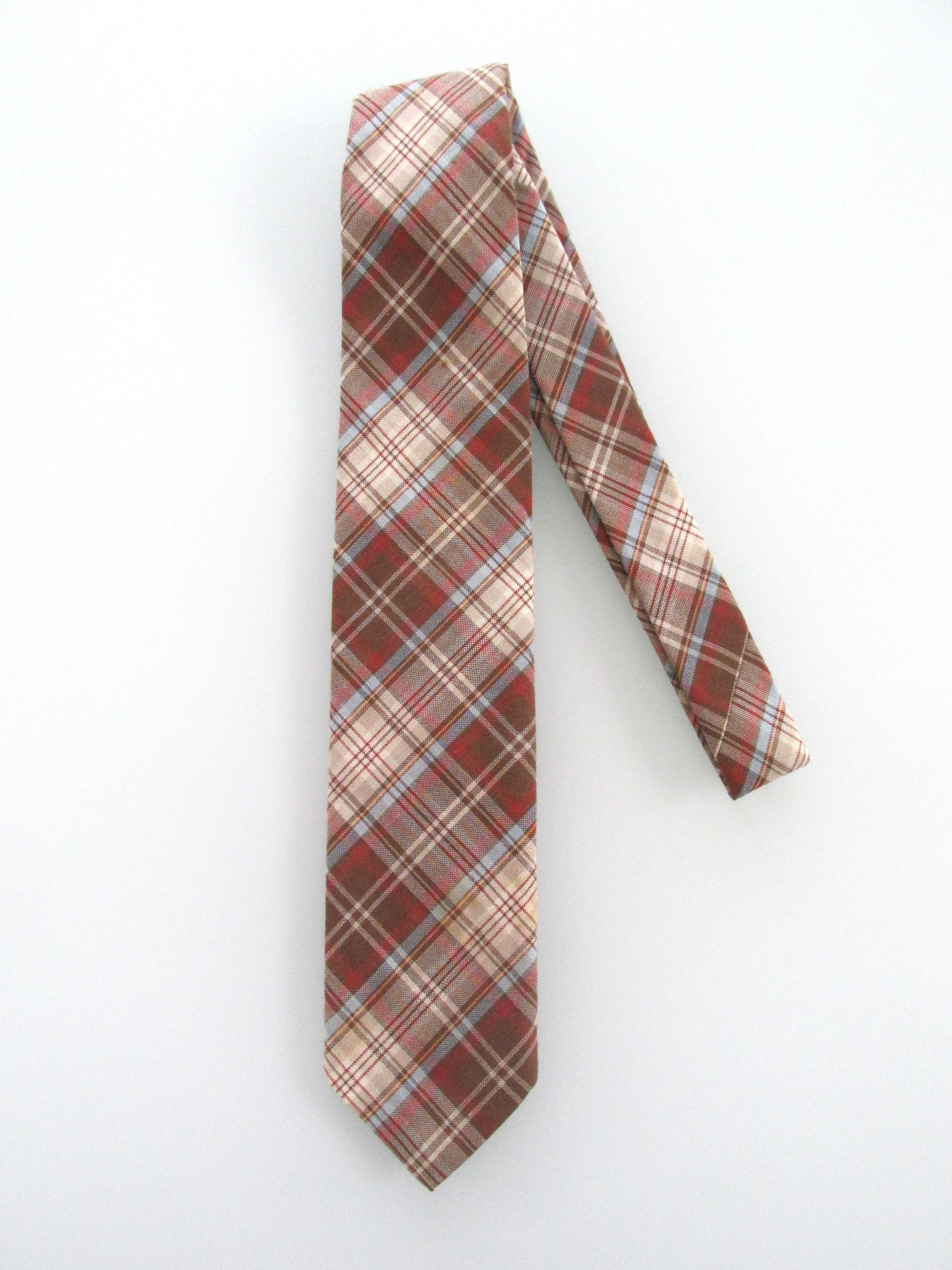 Vintage Pen West Pendleton Vintage Men's Tartan Plaid Tie Size ONE SIZE - 1 Thumbnail