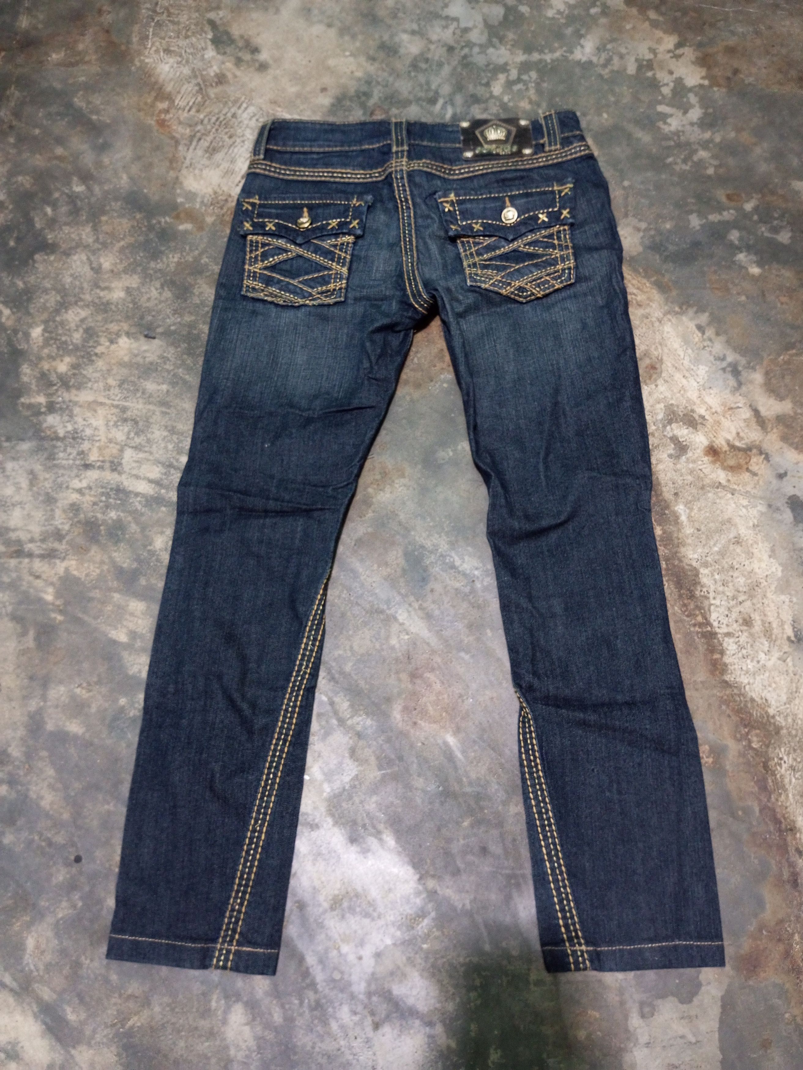 image of Vintage Sovage Jeans 1804 Made In Usa in Dark Green, Men's (Size 28)