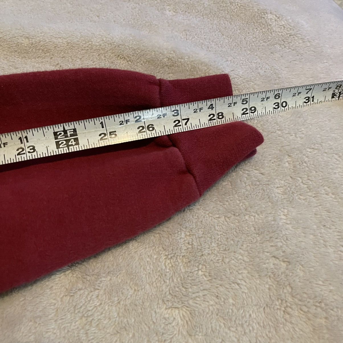 Hanes Vintage 90s Hanes UPS Sweatshirt Mens Medium Maroon Red Size US M / EU 48-50 / 2 - 8 Thumbnail