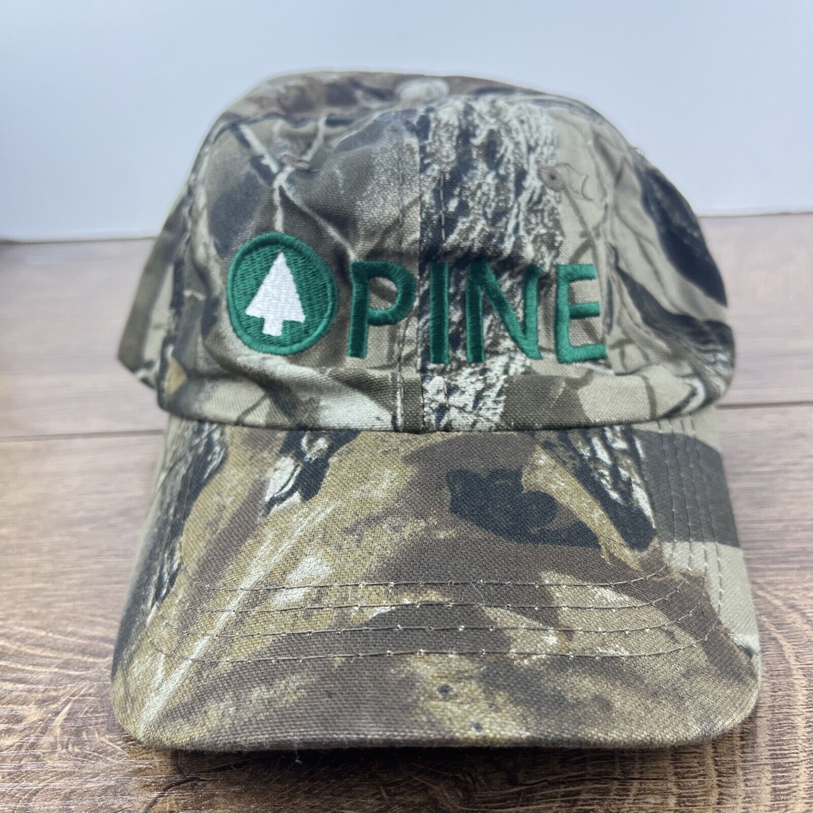 Other Pine Tree Hat Pine Green Camo Hat Adjustable Adult Size Hat Size ONE SIZE - 3 Thumbnail
