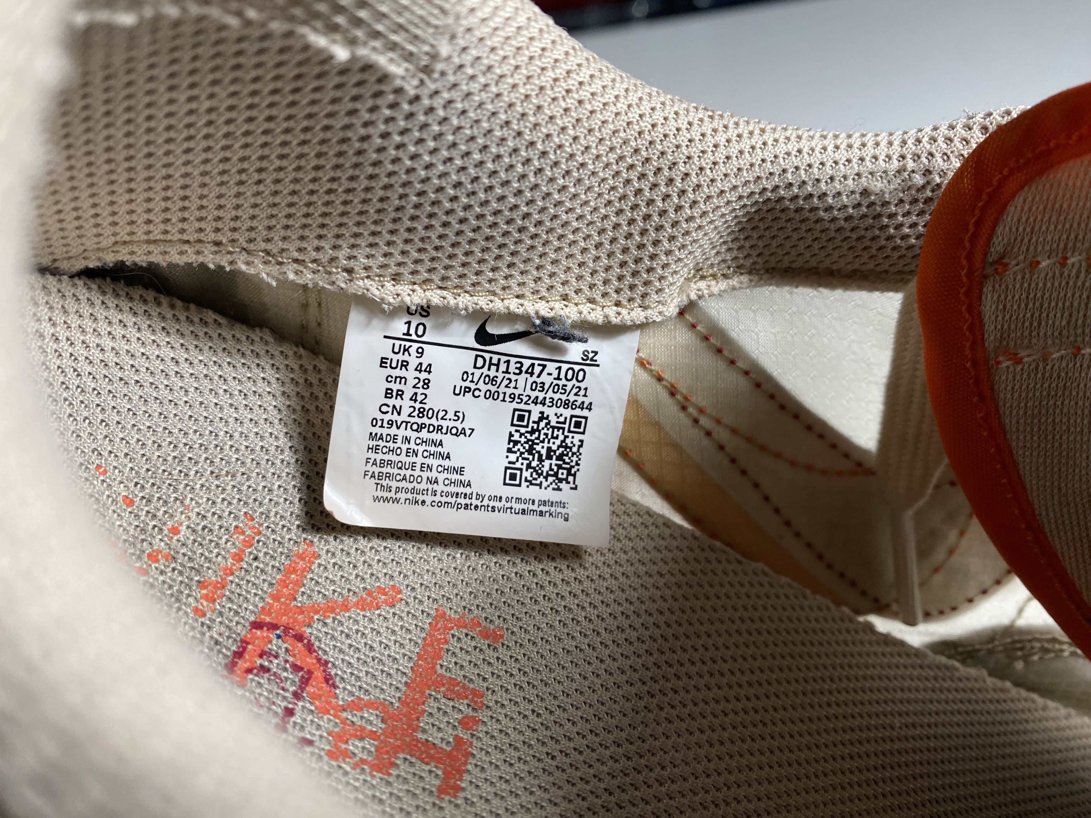 CLOT × Nike × Sacai LDWaffle x sacai x CLOT x Nike 'Orange Blaze' Size US 10 / EU 43 - 8 Thumbnail