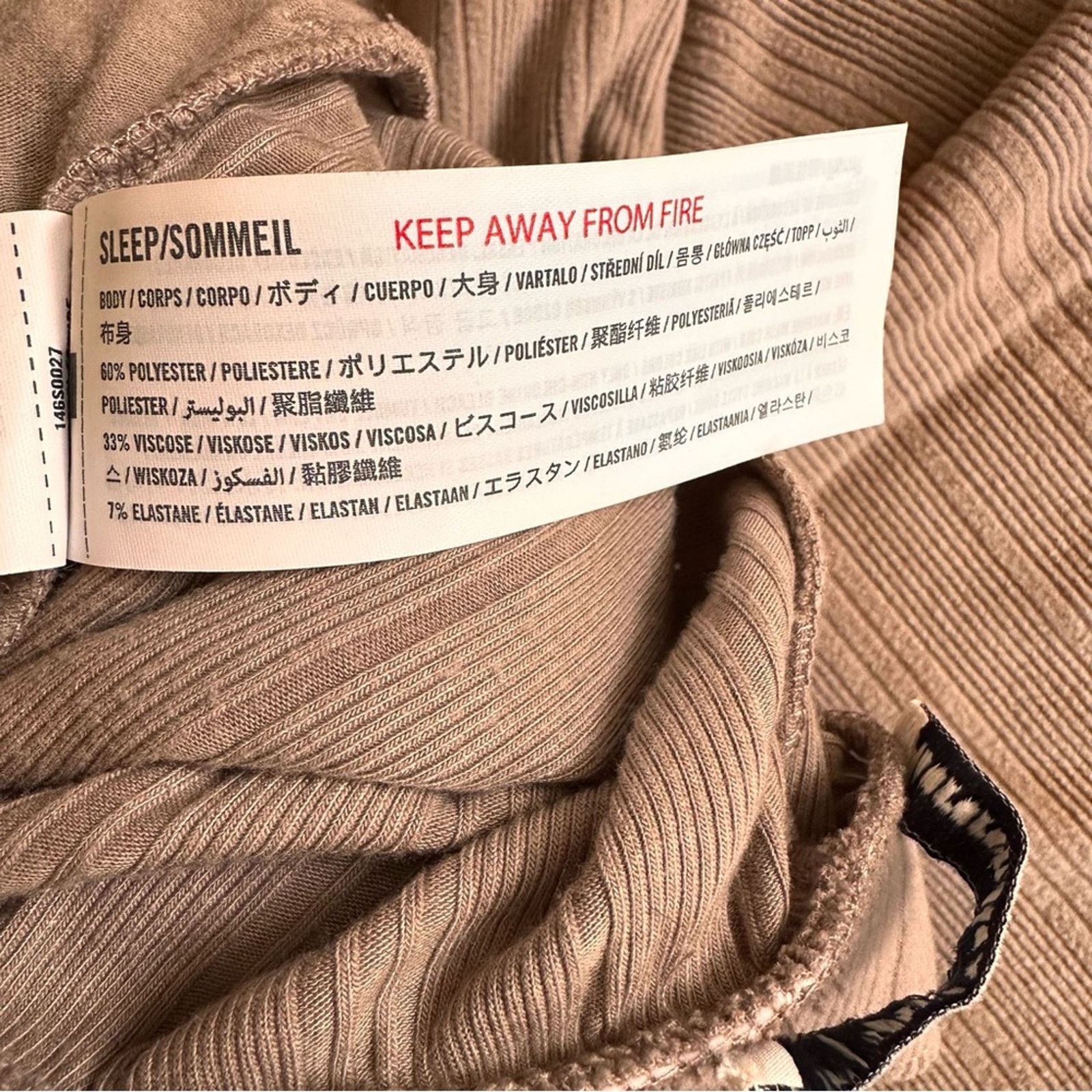 Abercrombie & Fitch Abercrombie & Fitch Wide Leg Lounge Pant – Taupe – Size S Size 26" / US 2 / IT 38 - 7 Thumbnail