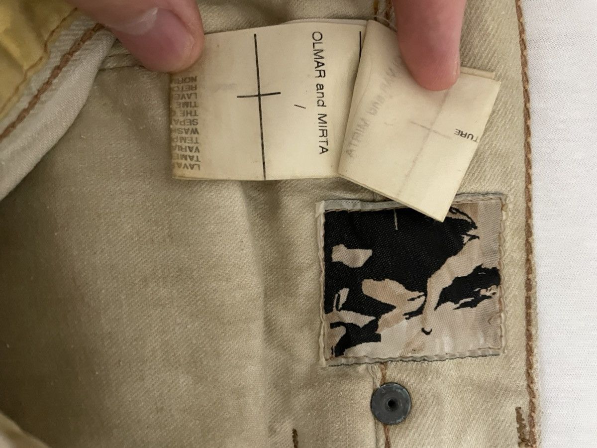 Rick Owens Rick Owens DRKSHDW SS09 Detroit Dirty White Denim Size US 27 - 7 Thumbnail