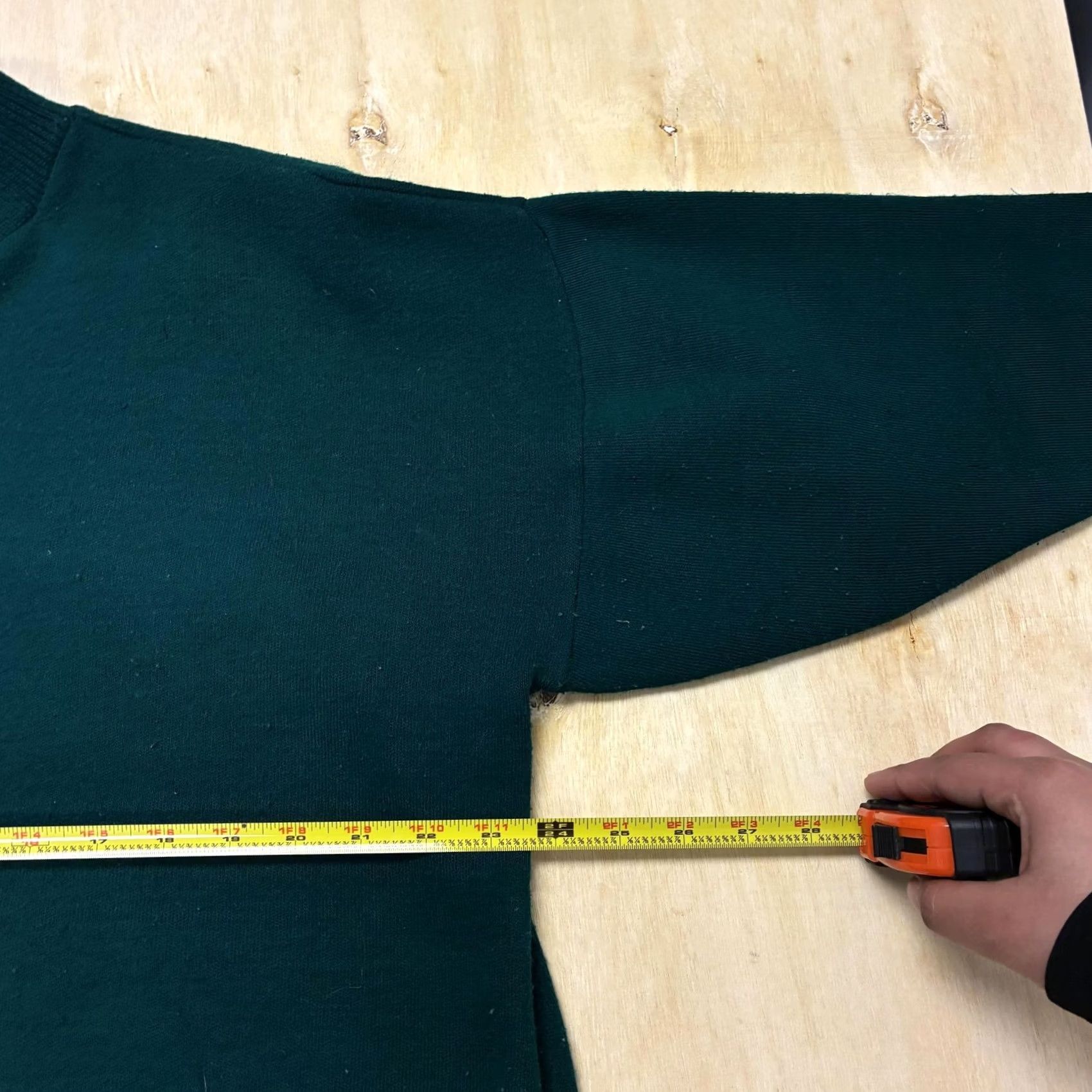 Vintage VINTAGE 1045 Park Sweater Womens Large Green Crew Neck Tunic Pockets Size L / US 10 / IT 46 - 7 Thumbnail