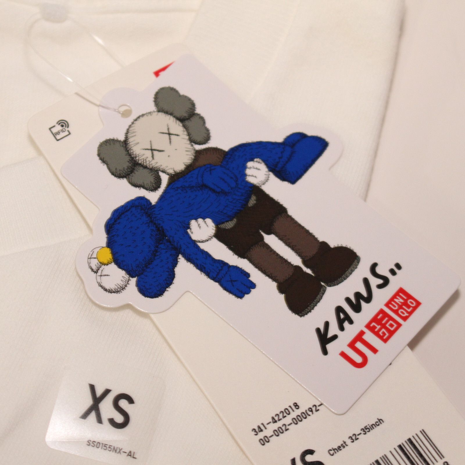 Kaws KAWS x Uniqlo Gone BFF Companion White Tee - Size XSmall (X Size US XS / EU 42 / 0 - 8 Thumbnail