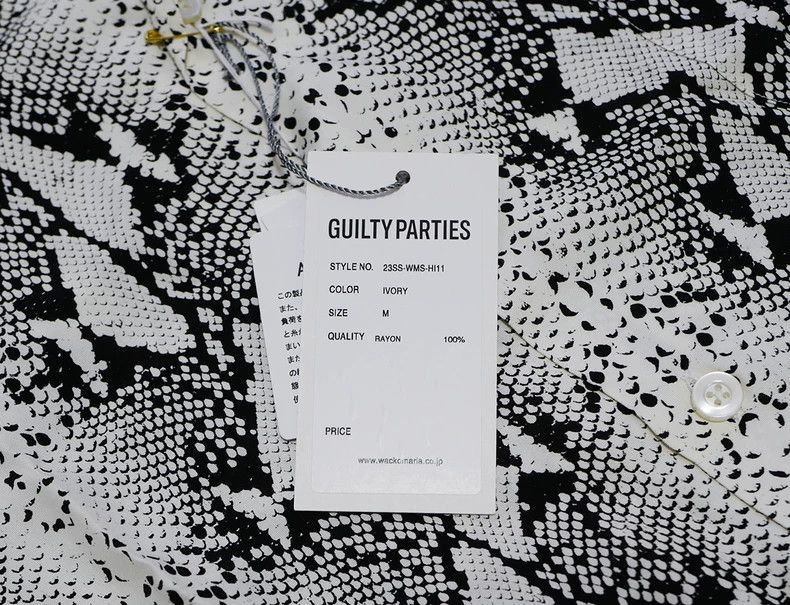 Wacko Maria WACKO MARIA Hawaiian Short Sleeve Shirt 23ss Snake Skin Size US M / EU 48-50 / 2 - 6 Thumbnail
