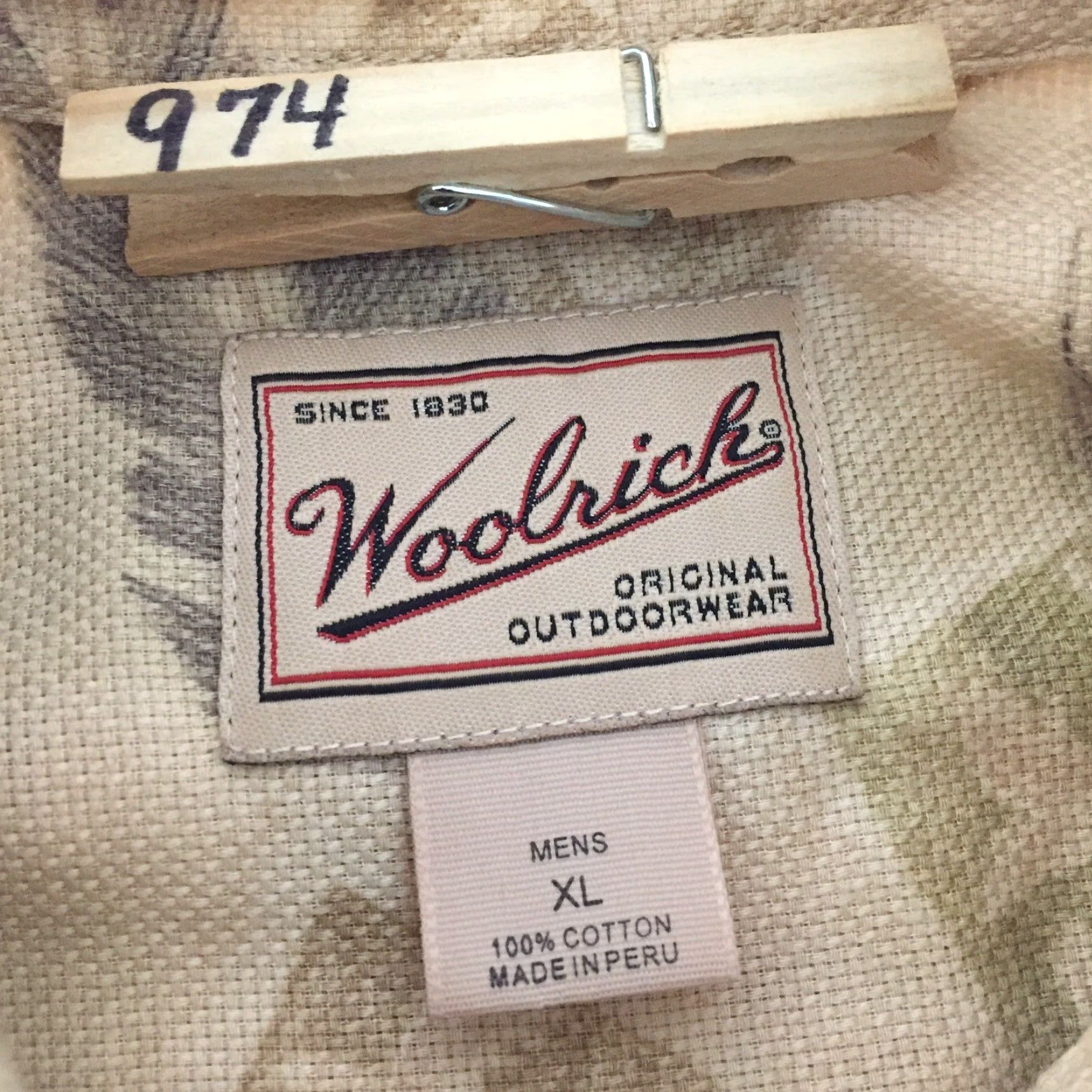Vintage Woolrich Shirt Mens XL Beige Floral Short Sleeve Lightweight Knit Button Up Size US XL / EU 56 / 4 - 8 Thumbnail