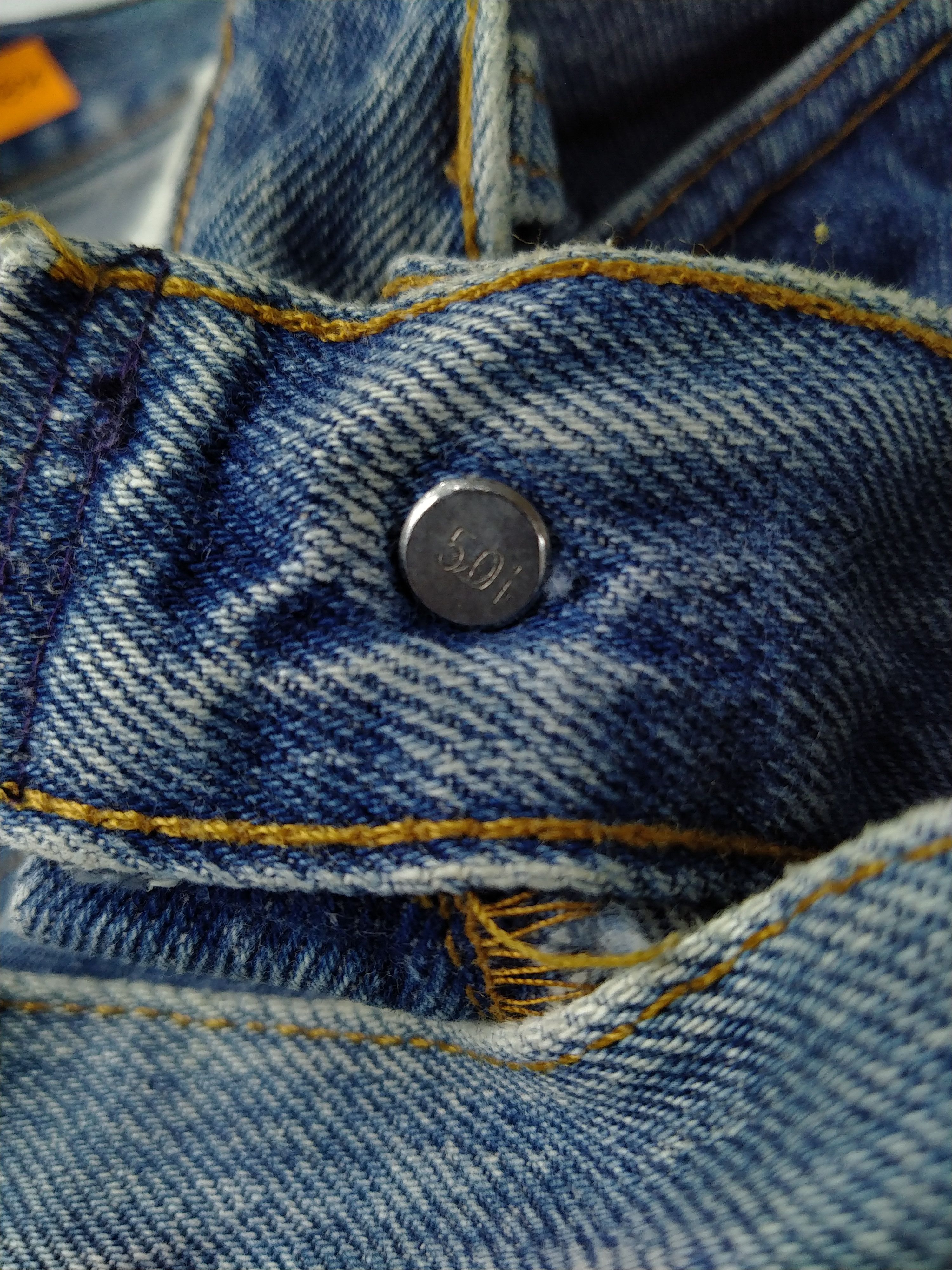 Levi's 80s Blue Wash Vintage Levi's 501 Denim 31x28.5 -JN804 Size US 31 - 7 Thumbnail