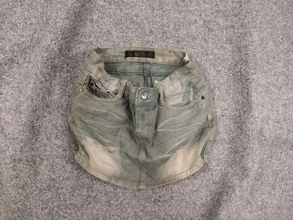 If Six Was Nine If Six Was Nine Sexy Vintage Japan Denim Mini Skirt Y2K Size 28" / US 6 / IT 42 - 1 Thumbnail