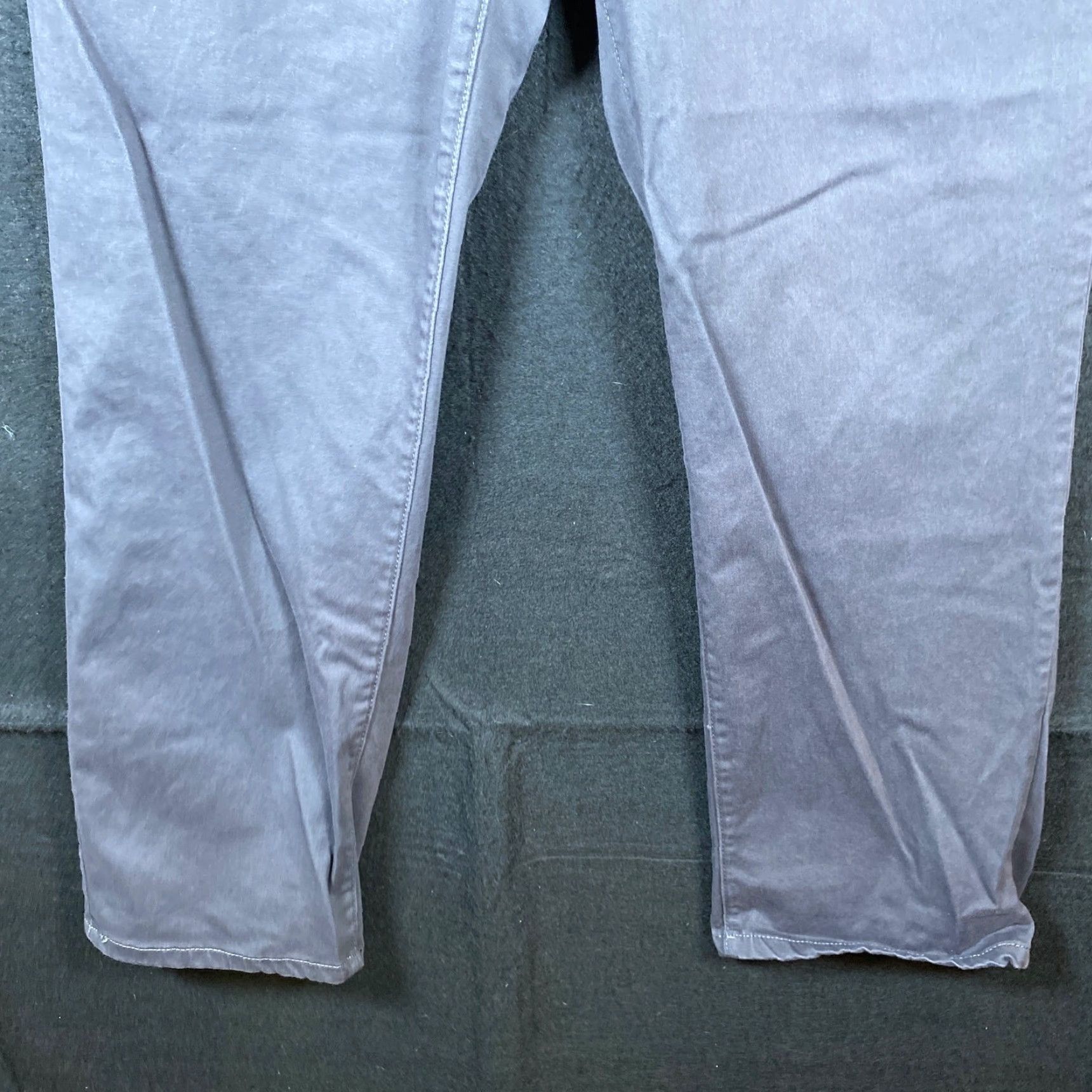 Express Express Womens Pants Gray Super High Rise Slim Modal Blend Stretch 14 Regular Size 24" / US 00 / IT 34 - 3 Thumbnail