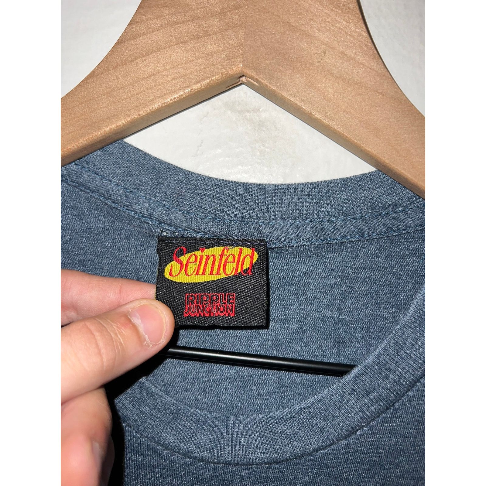 Vintage Y2K Seinfield Shirt No Soup For You Blue Humor TV Show Tee L Size US L / EU 52-54 / 3 - 4 Thumbnail