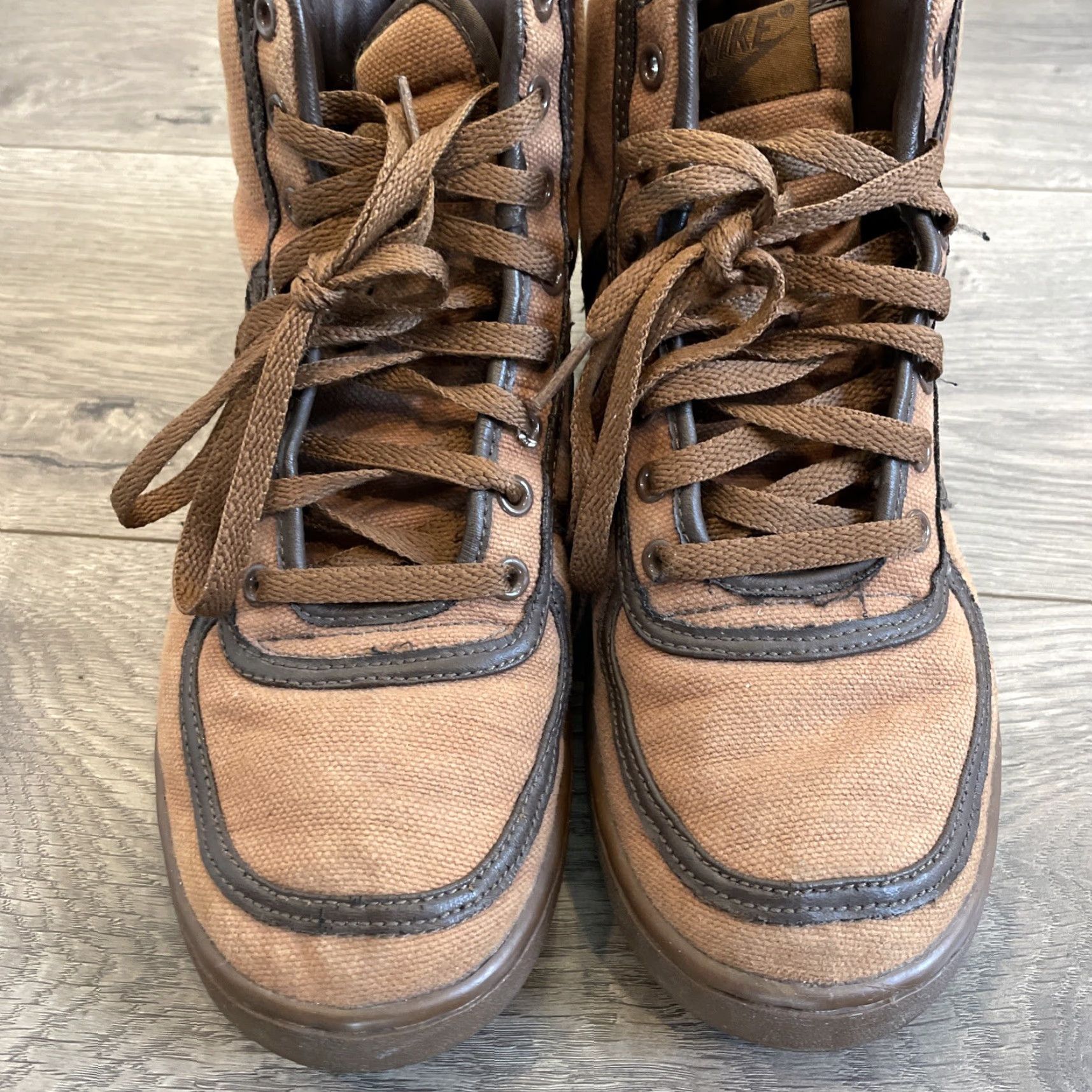 Nike Nike Vandal Sneaker Haight Street Brown Canvas Size 8 Men Athletic Shoes 2003 Straps Missing Size US 8 / EU 41 - 2 Thumbnail