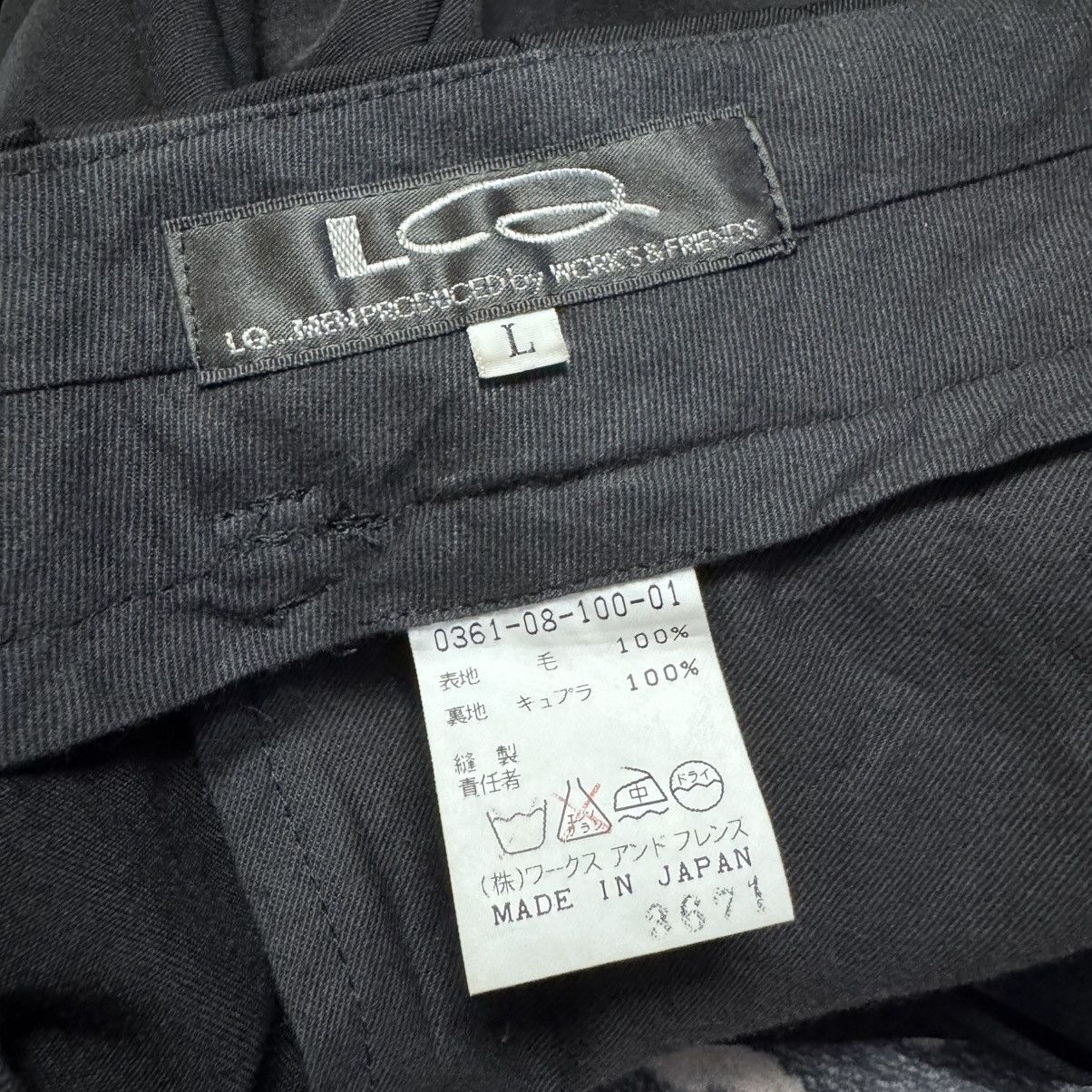 Yohji Yamamoto Vintage Yohji Yamamoto LQ Black Wool Baggy Pants Size US 34 / EU 50 - 17 Thumbnail