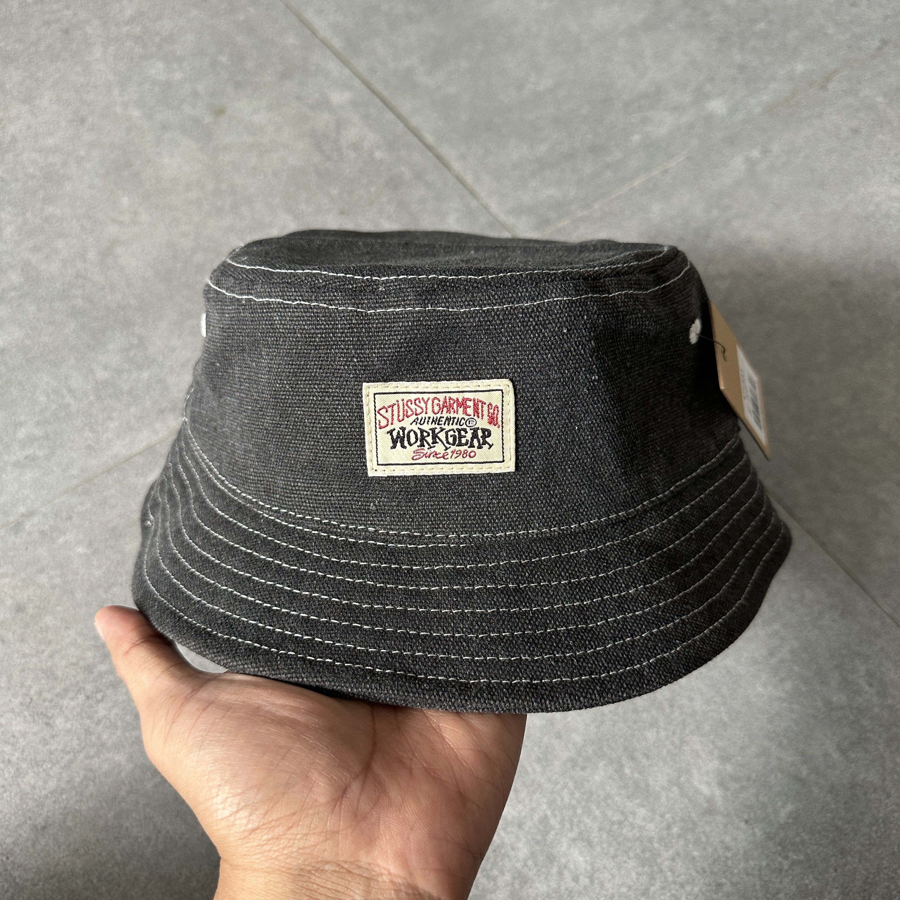 Nike × Stussy Nike x Stussy Bucket Hat Black Size S/M | Grailed