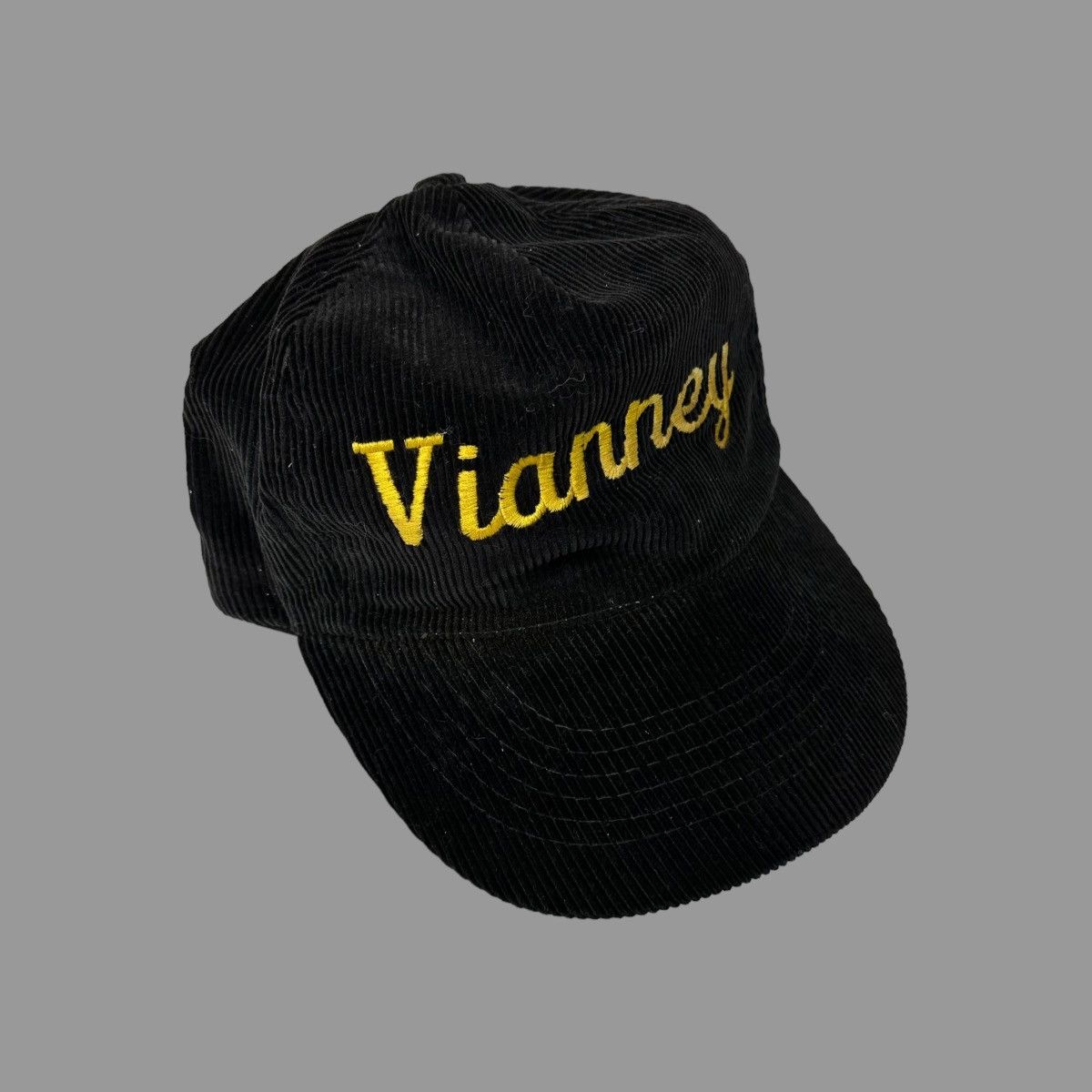 Vintage Vintage 1990s black corduroy hat Size ONE SIZE - 2 Thumbnail