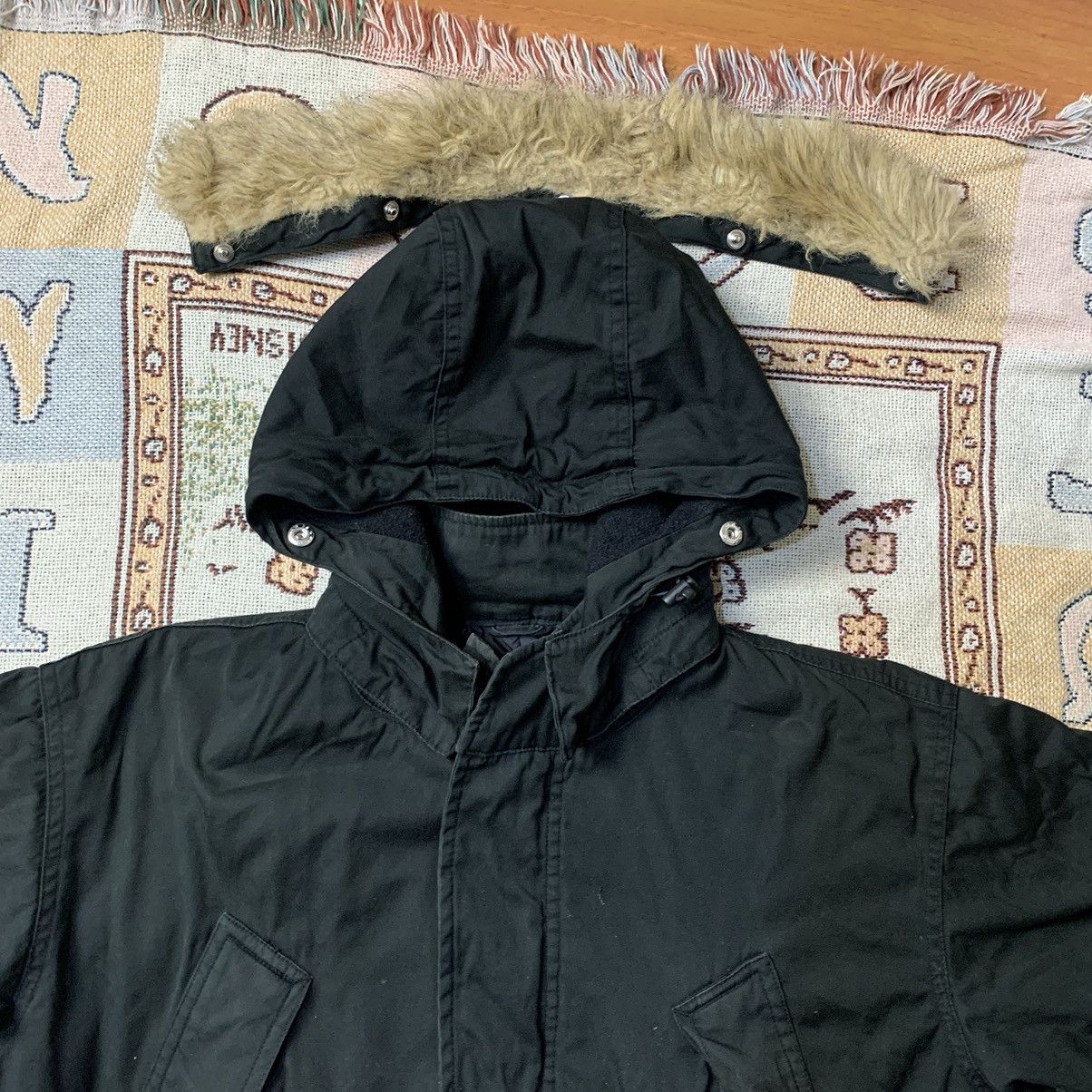 Stussy Stussy quilted lined thermolite fur hood parka jacket Size US L / EU 52-54 / 3 - 9 Thumbnail