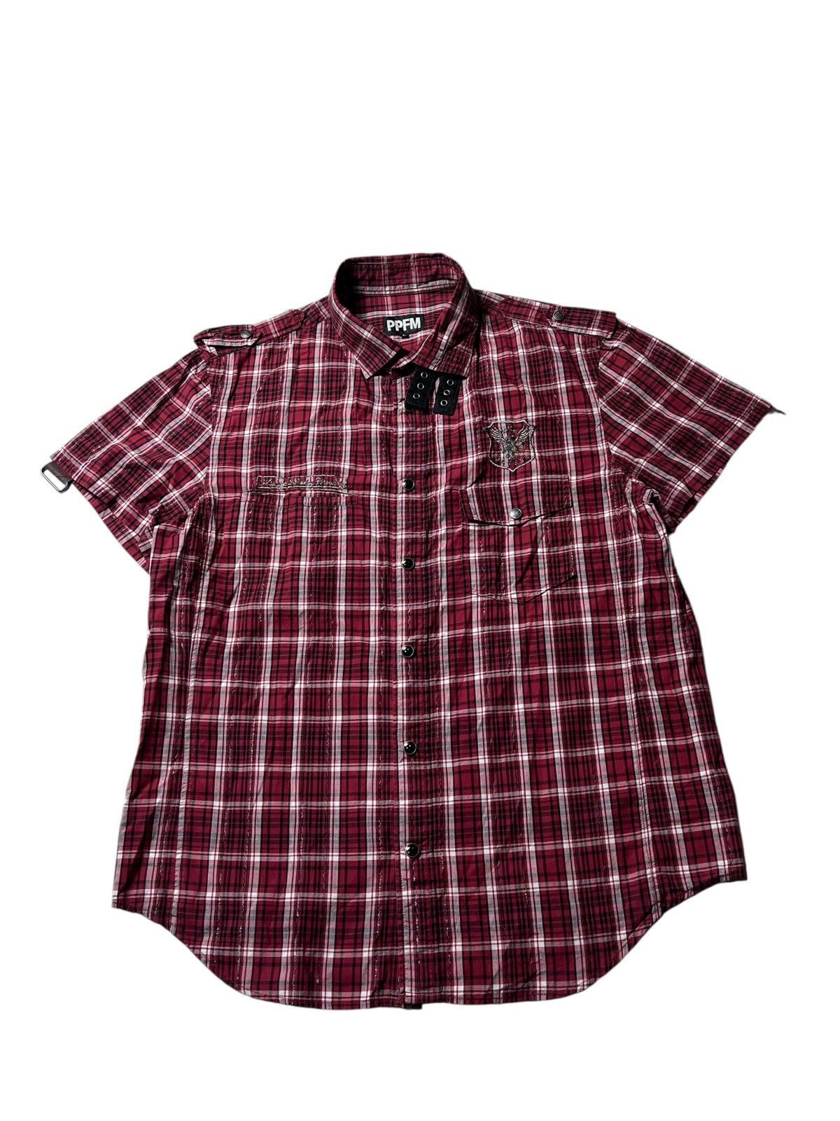 PPFM Ppfm Bondage Gothic Vkeii Grunge Button Shirt Size US L / EU 52-54 / 3 - 1 Thumbnail