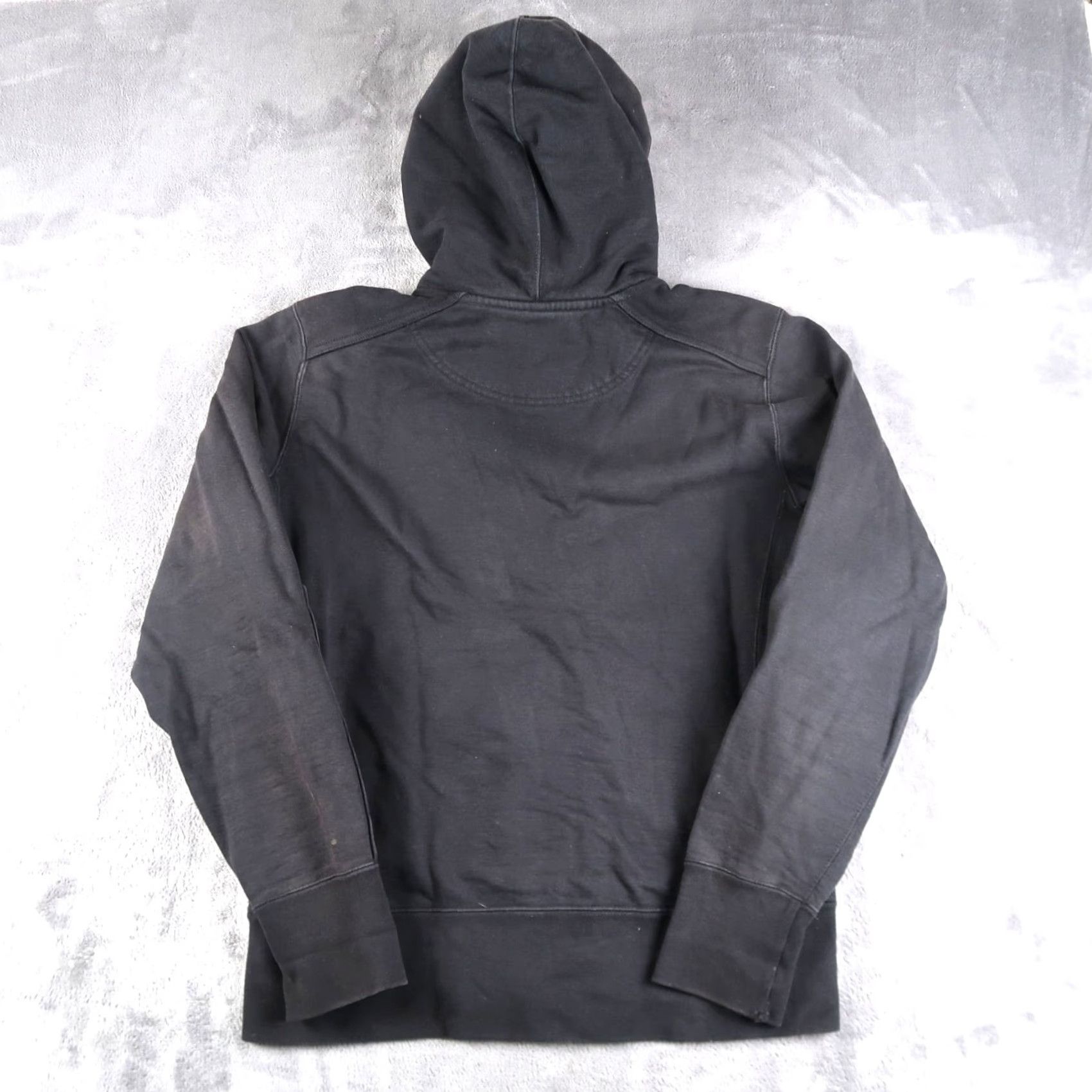Vintage American Giant Original Heavy Hoodie Mens M Faded Black Sweatshirt USA Made Zip Size US M / EU 48-50 / 2 - 2 Thumbnail