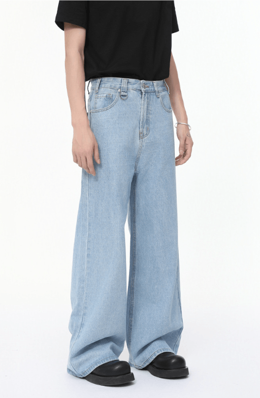 Jean High street wide leg loose straight cleanfit jeans Size US 32 / EU 48 - 2 Thumbnail