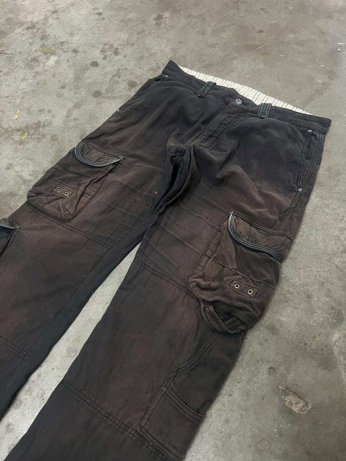 Designer × Japanese Brand BLACK FADED CARGO PANT SUNNY COUDE PANT Size US 34 / EU 50 - 7 Thumbnail