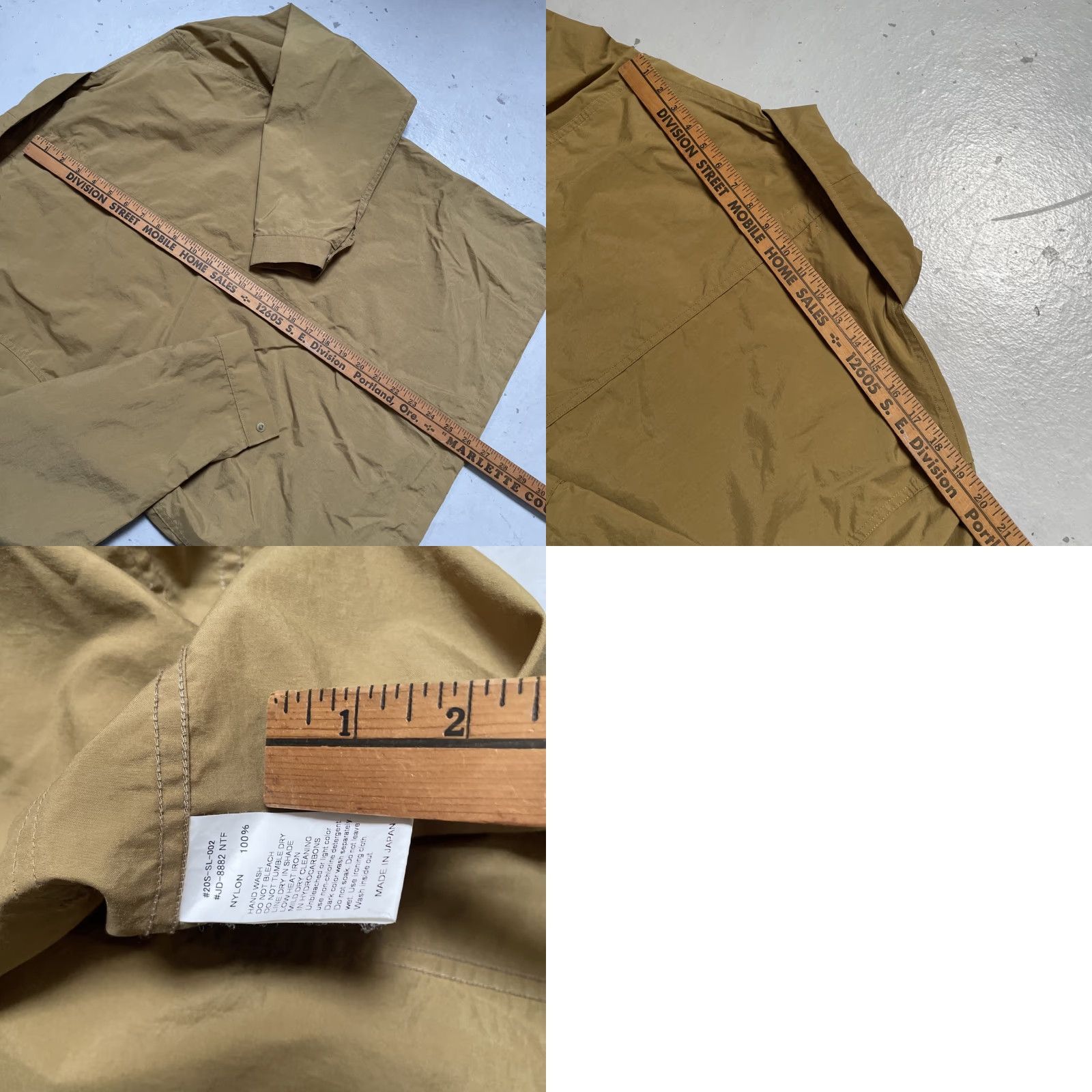 Danton Danton Nylon Windbreaker Jacket Unisex Adults 40 Tan Vintage Heritage Chore Workwear Japan Made Size US XXS / EU 40 - 8 Thumbnail