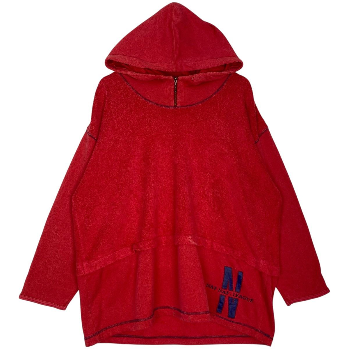 Vintage Vintage Naf Naf Paris Sweatshirt CrewnecRed Pullover Size XL Size US XL / EU 56 / 4 - 1 Thumbnail