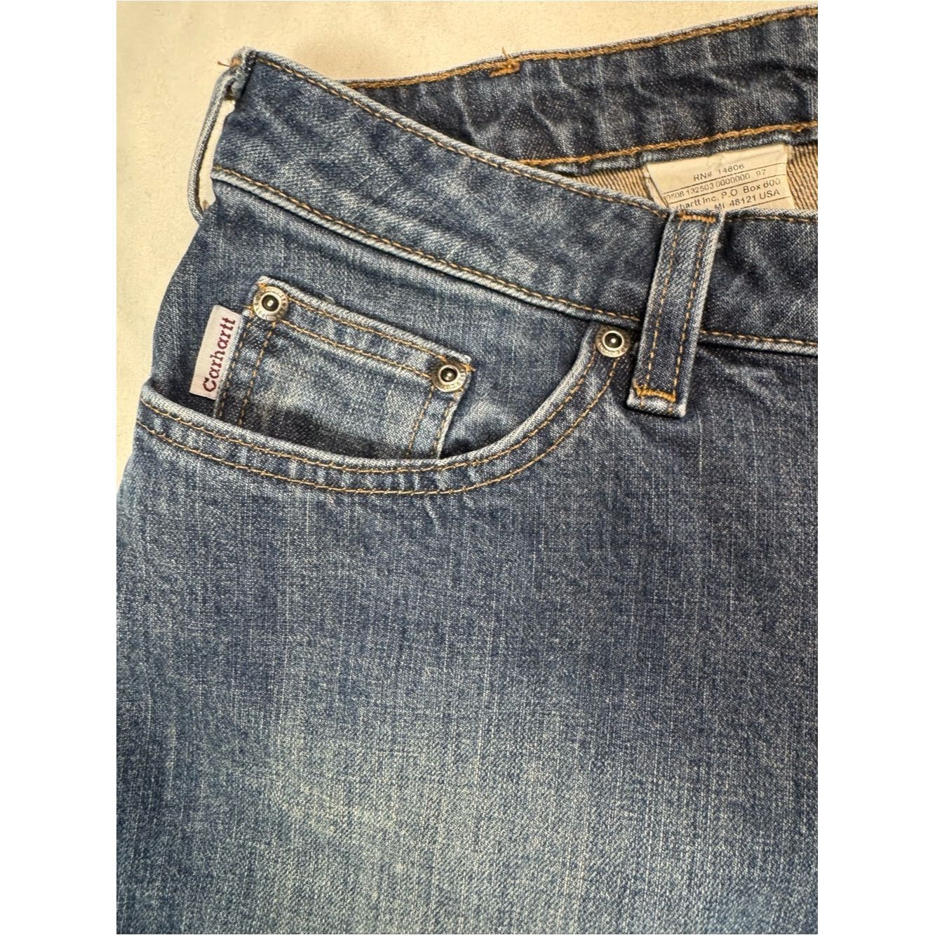 Carhartt Carhartt Original Fit Bootcut Jeans In Faded Indigo Size 4 Size 27" / US 4 / IT 40 - 9 Thumbnail