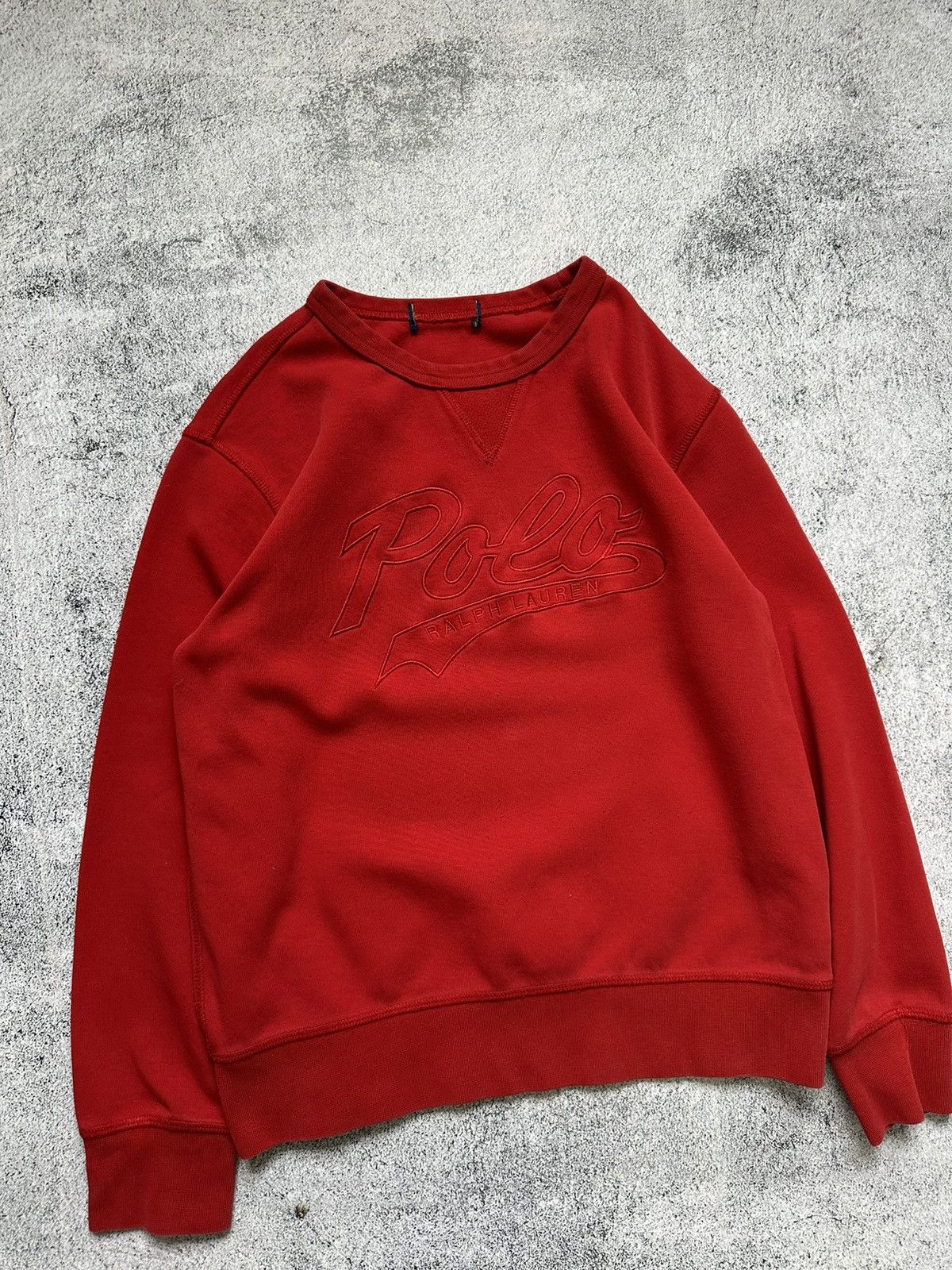 Polo Ralph Lauren Vintage Polo Ralph Lauren Sweatshirt Logo Red Fit Size M / US 6-8 / IT 42-44 - 4 Thumbnail