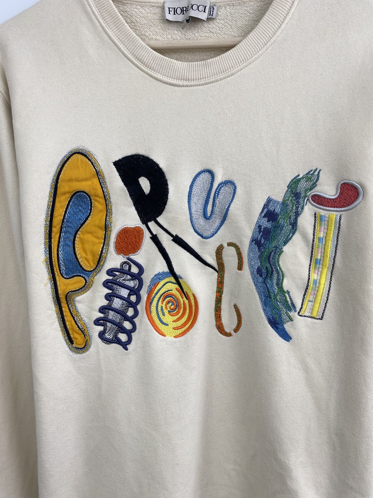 Fiorucci Fiorucci Art Hoodie Picasso Style Rare Retro Hype Y2K Size US M / EU 48-50 / 2 - 4 Thumbnail