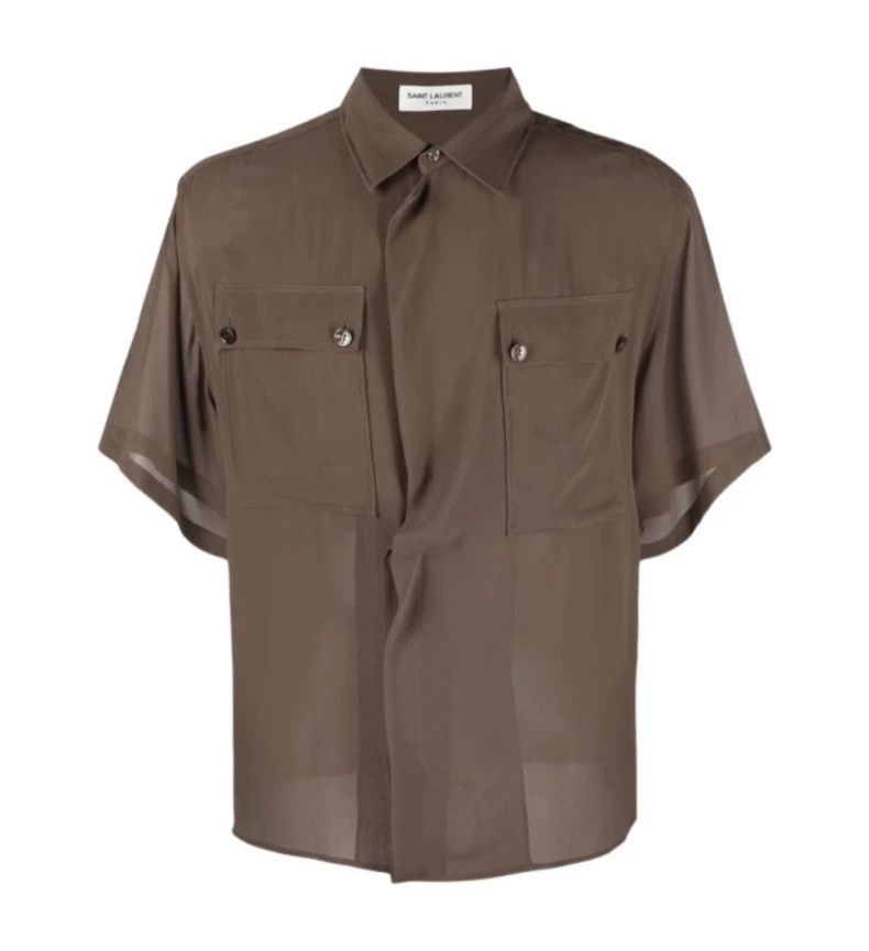 Saint Laurent Paris saint laurent paris size 39 shirt 2503-Nextarrow Size US M / EU 48-50 / 2 - 1 Thumbnail