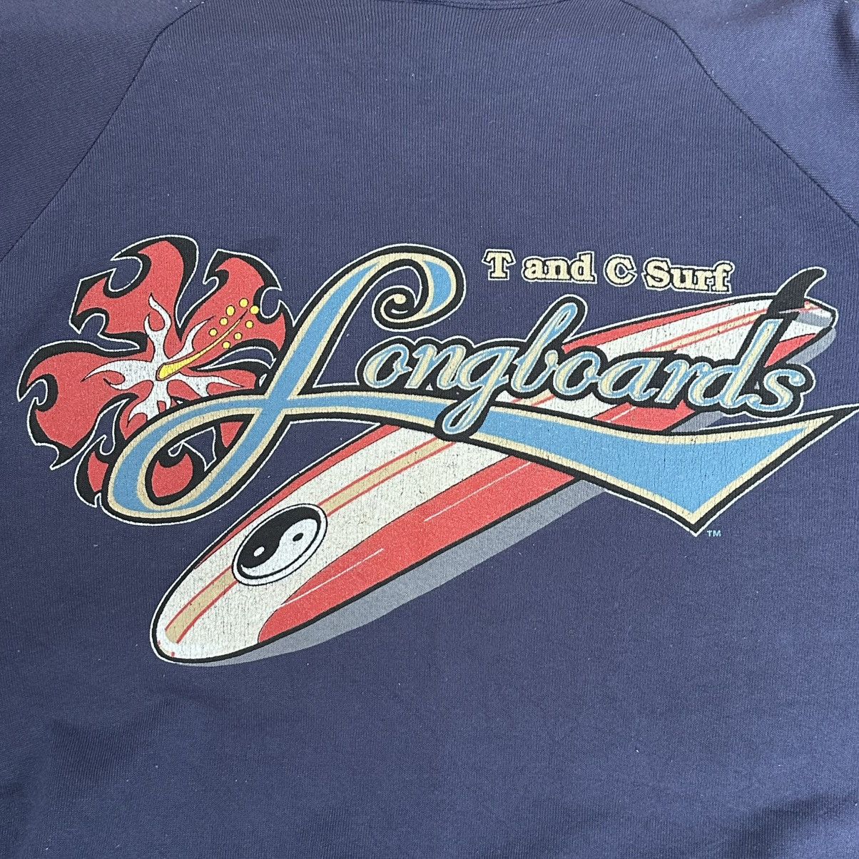 Vintage VINTAGE 90s T&C SURF LONGBOARDS HAWAII CREWNECK SWEATSHIRT Size US L / EU 52-54 / 3 - 4 Thumbnail