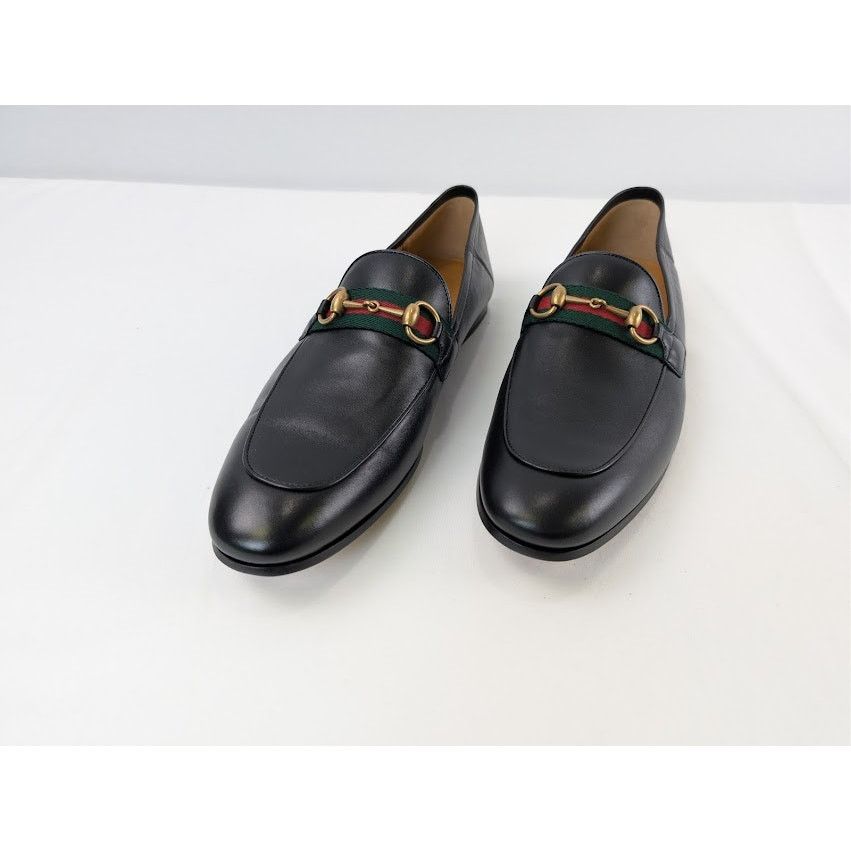Gucci o1rshd1 Gnello Plonge Leather Loafer Boots in Nero Size US 11.5 / EU 44-45 - 8 Thumbnail