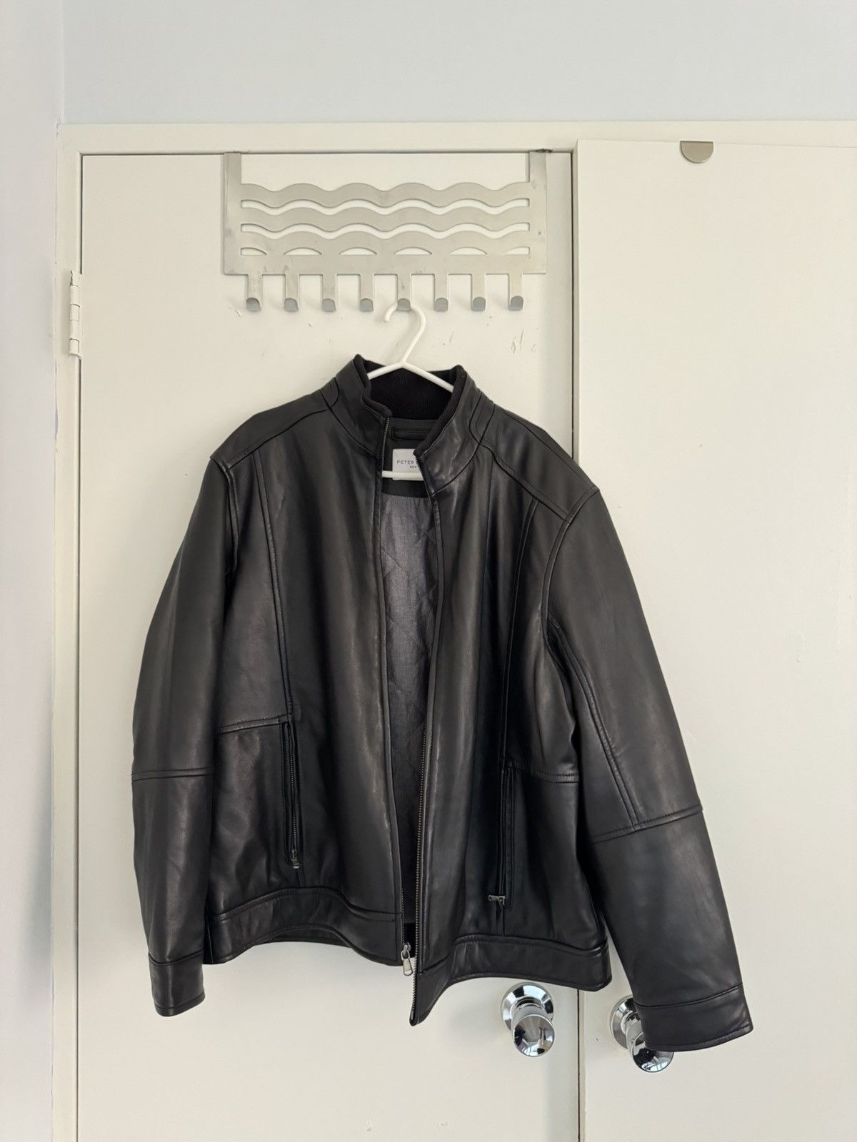 Peter Manning Lambskin Leather Jacket Size US M / EU 48-50 / 2 - 10 Thumbnail
