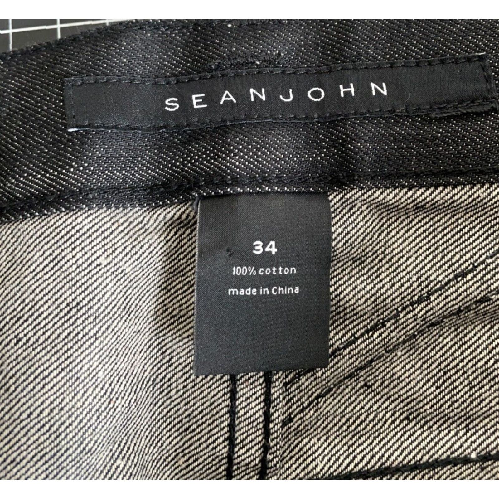 Sean John VINTAGE Sean John Men's Jeans Straight Leg Baggy Fit 36x33 Black Denim 90s Hip Hop Style Size US 36 / EU 52 - 3 Thumbnail