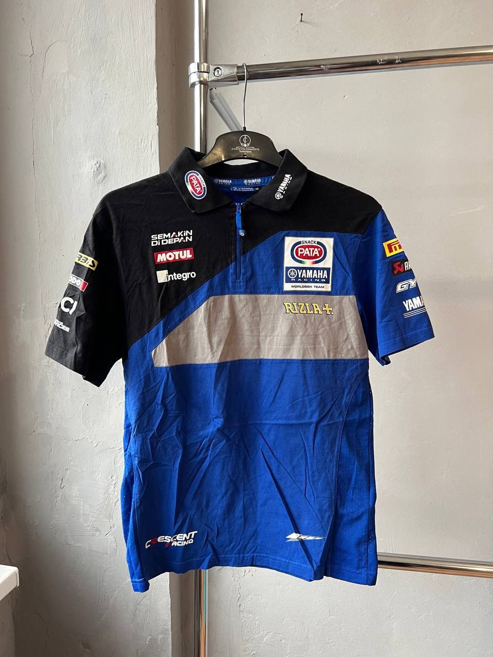 Yamaha YAMAHA TEAM PATA PIRELLI RARE RACING SHIRT POLO JERSEY SZ M Size US M / EU 48-50 / 2 - 2 Thumbnail