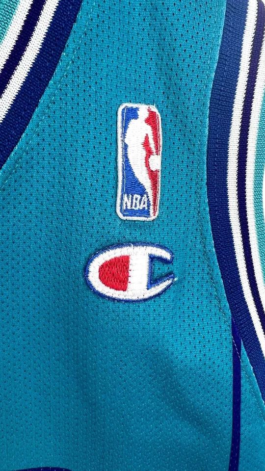 Champion Authentic Vintage Alonzo Mourning Charlotte Hornets Champion Size US L / EU 52-54 / 3 - 12 Thumbnail