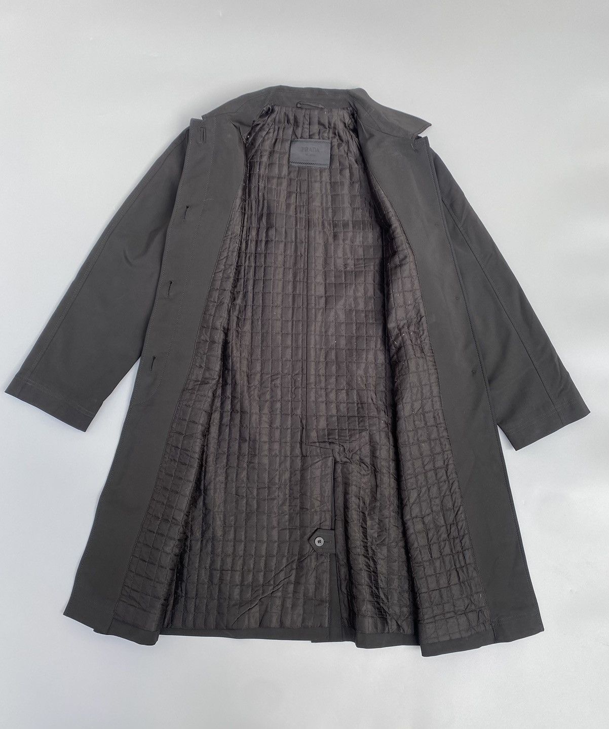 ジャケット・アウター Prada Archive Nylon Long Coat Archive 90s Prada Nylon Coat - infinityhomeware.co.za