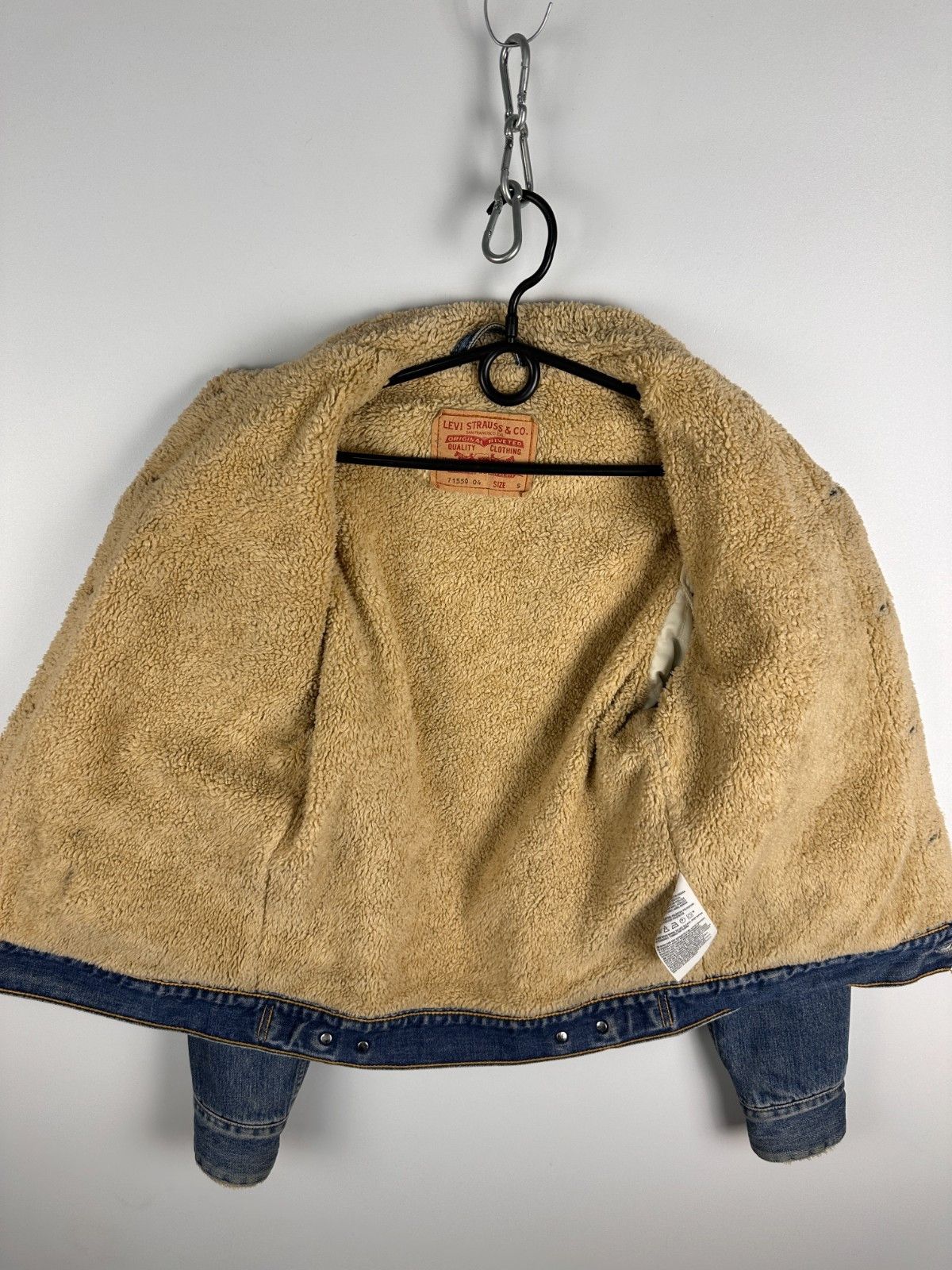 Levi's Vintage Levi's Denim Trucker Sherpa Jacket Blue Mens Size S Size US S / EU 44-46 / 1 - 6 Thumbnail