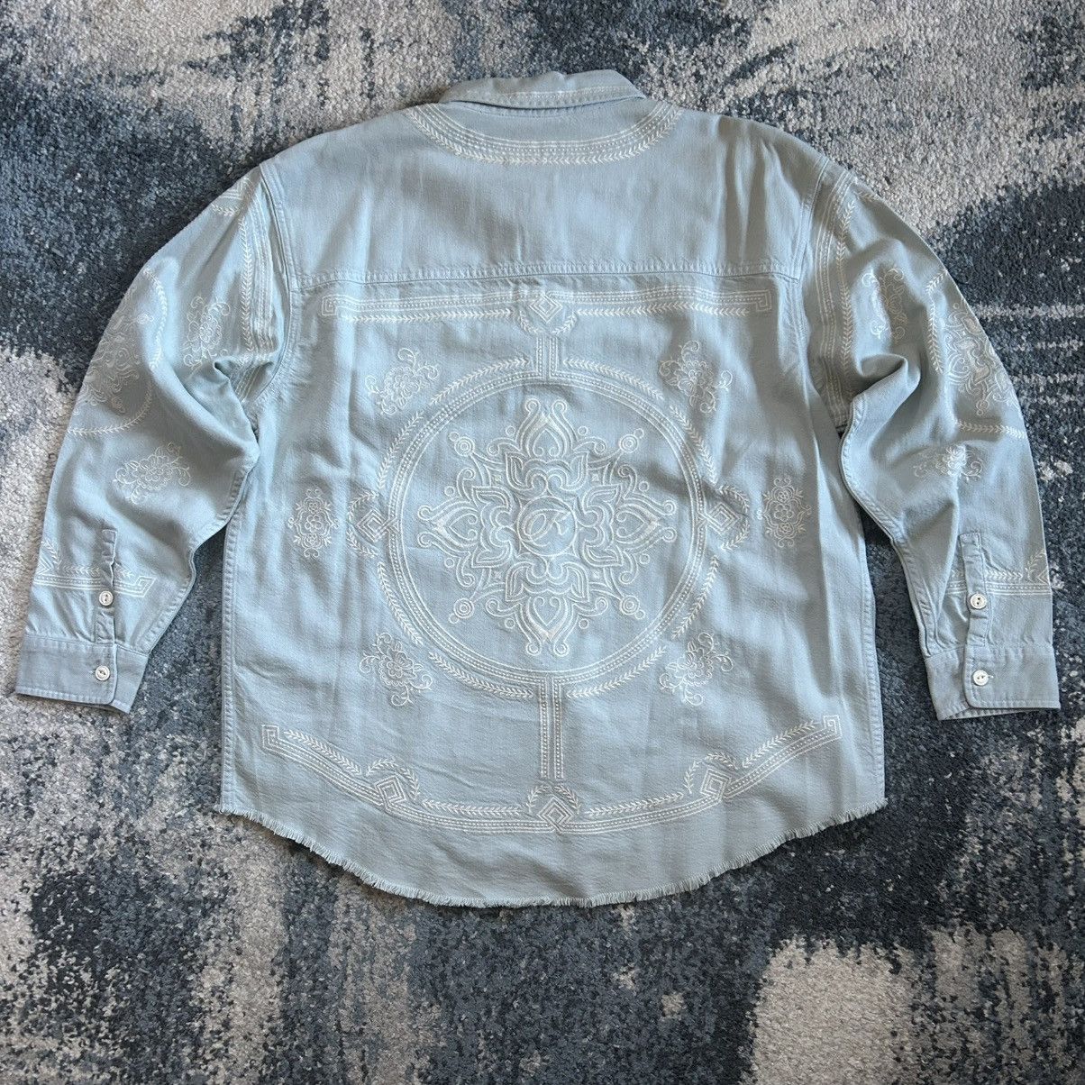 Kith SPRiNG 2024 RAW HEM DENiM APOLLO SHiRT STONE WASH EMBROiDERY Size US M / EU 48-50 / 2 - 15 Thumbnail